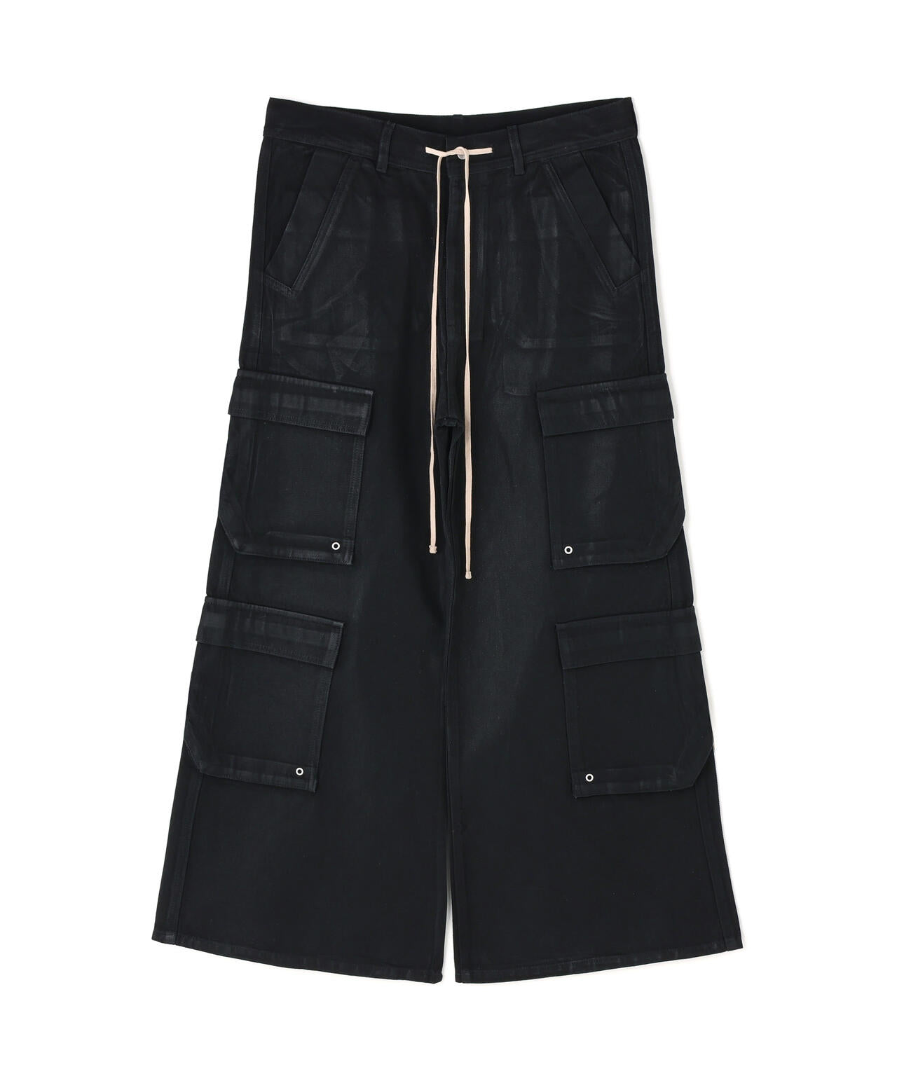 DankeSchon/ダンケシェーン/11oz RABBER COATED FLARE CARGO PANTS