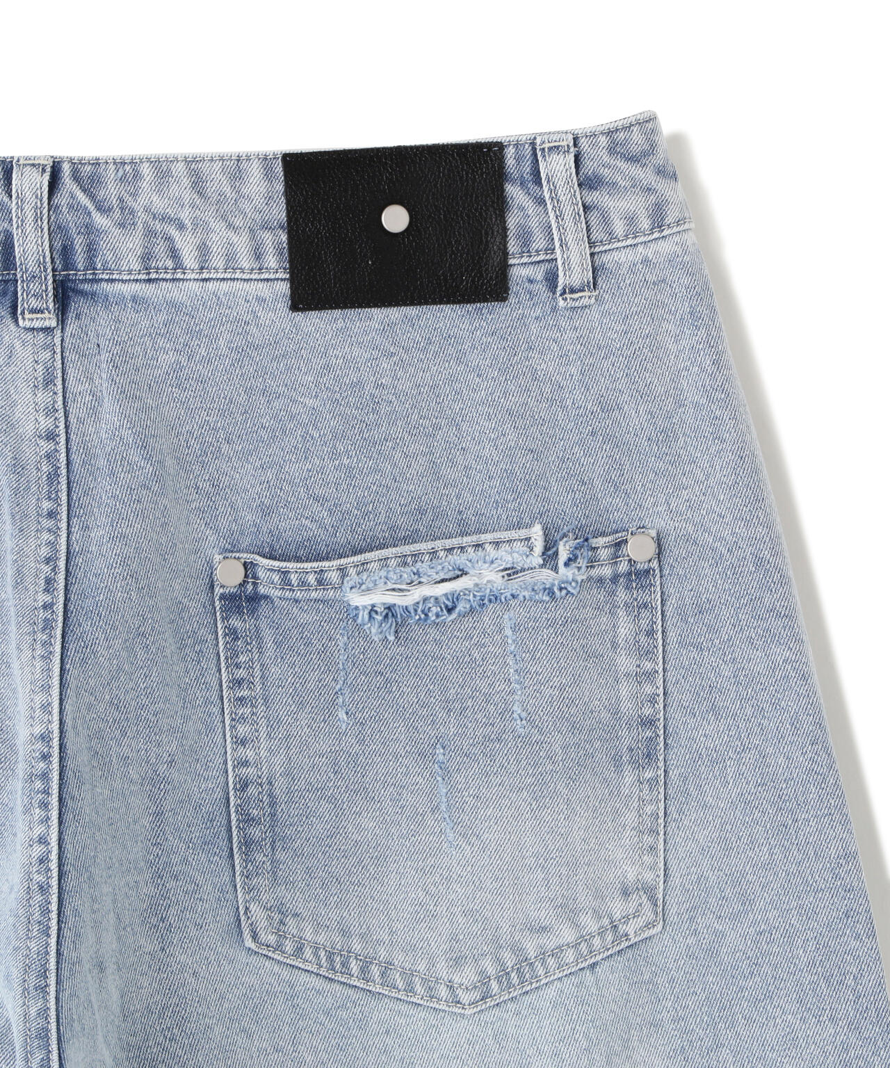 DankeSchon/ダンケシェーン/12oz BAGGY JEANS/ICE
