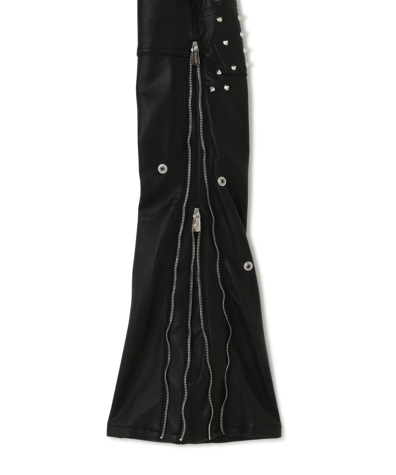 GUAPI/グアピ/Black Coffin Arc Leather Pant V2