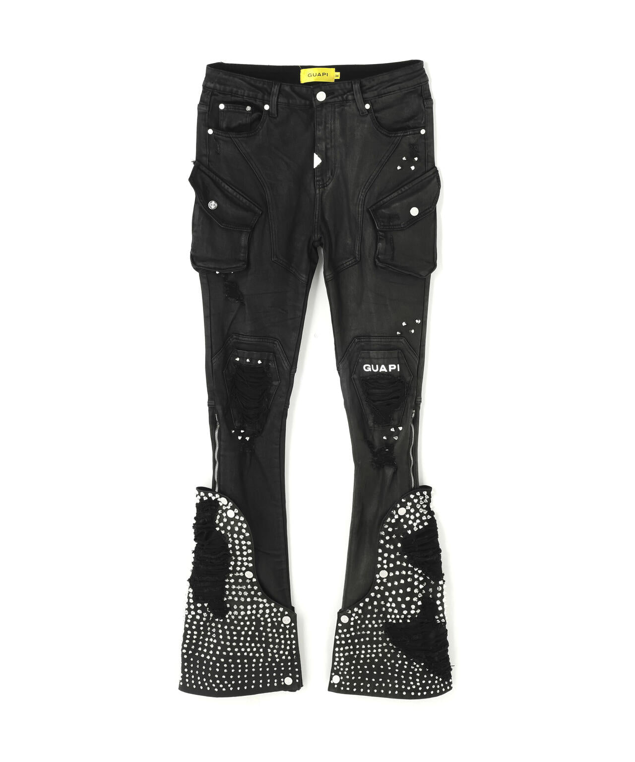 GUAPI/グアピ/Black Coffin Arc Waxed Denim