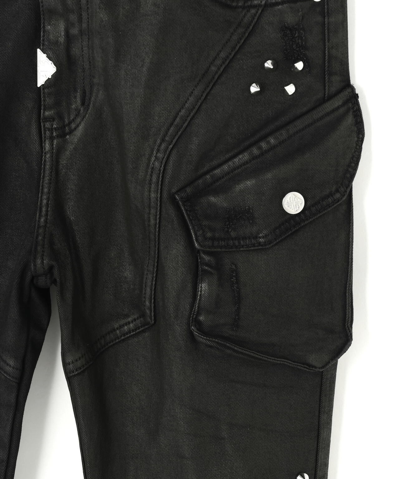 GUAPI/グアピ/Black Coffin Arc Waxed Denim
