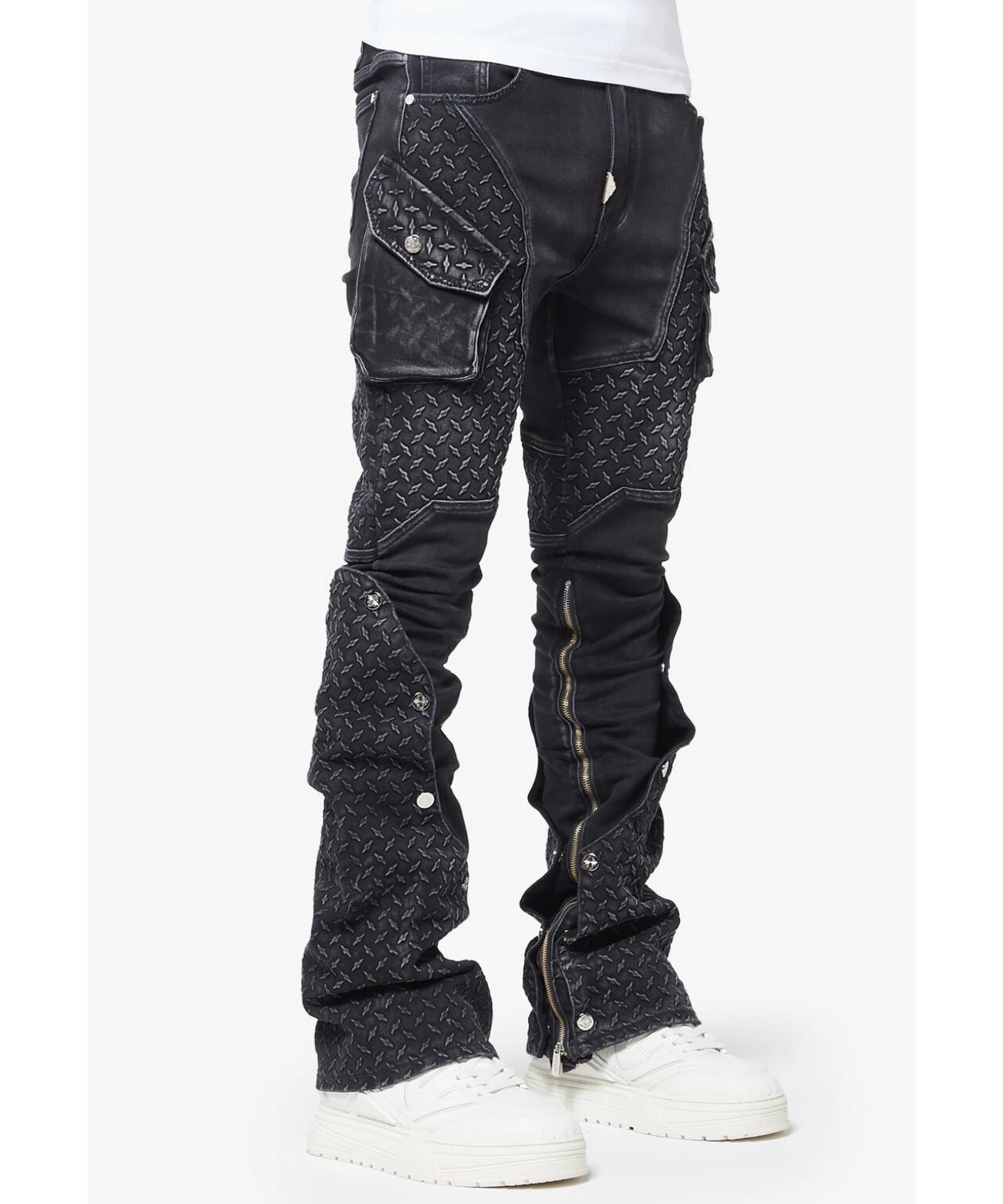 GUAPI/グアピ/Vintage Black Steel Plate Denim