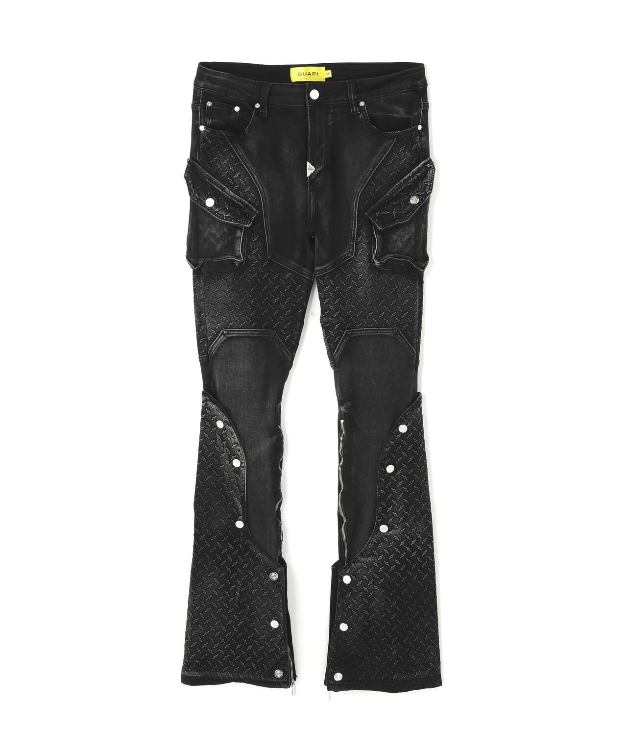 GUAPI/グアピ/Vintage Black Steel Plate Denim