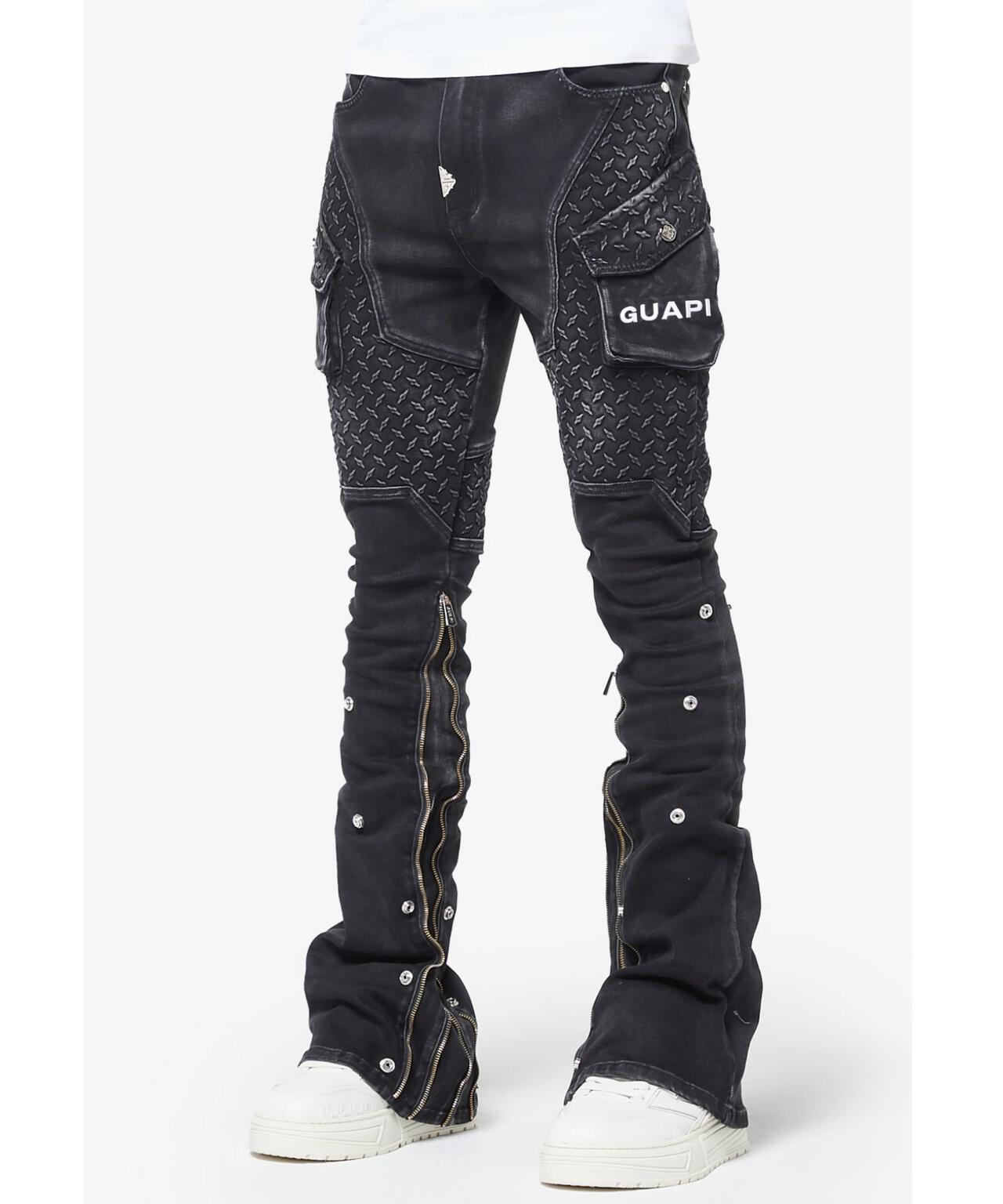 GUAPI/グアピ/Vintage Black Steel Plate Denim