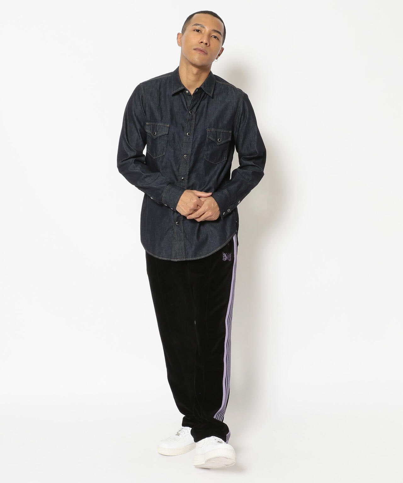 MINEDENIM(マインデニム)DENIM WESTERN SHIRTS/デニムウエスタンシャツ