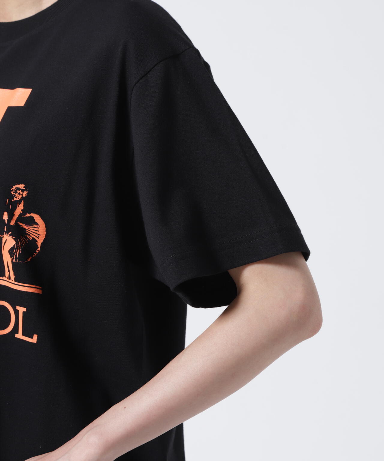 Kare/ME(カーミー)H MM Tシャツオレンジプリント