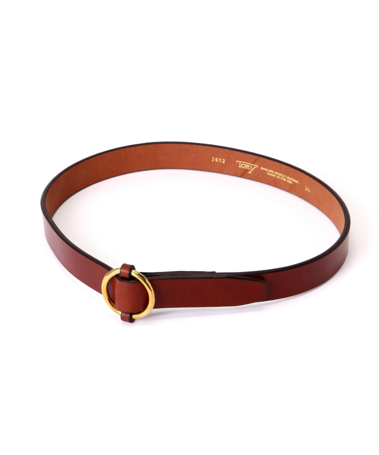 【TORY LEATHER/トリーレザー】Strap Belts with Ring Buckle リングバックルベルト