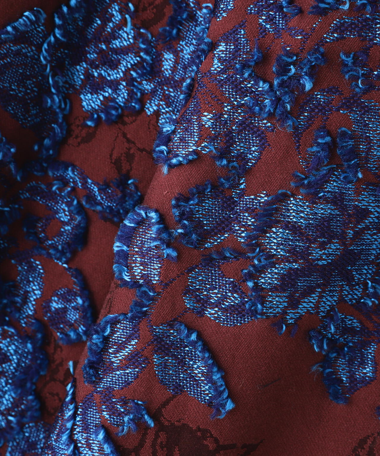 LUSOR(ルーソル)FLOWER CUT JQD SHIRT フラワージャカードシャツ
