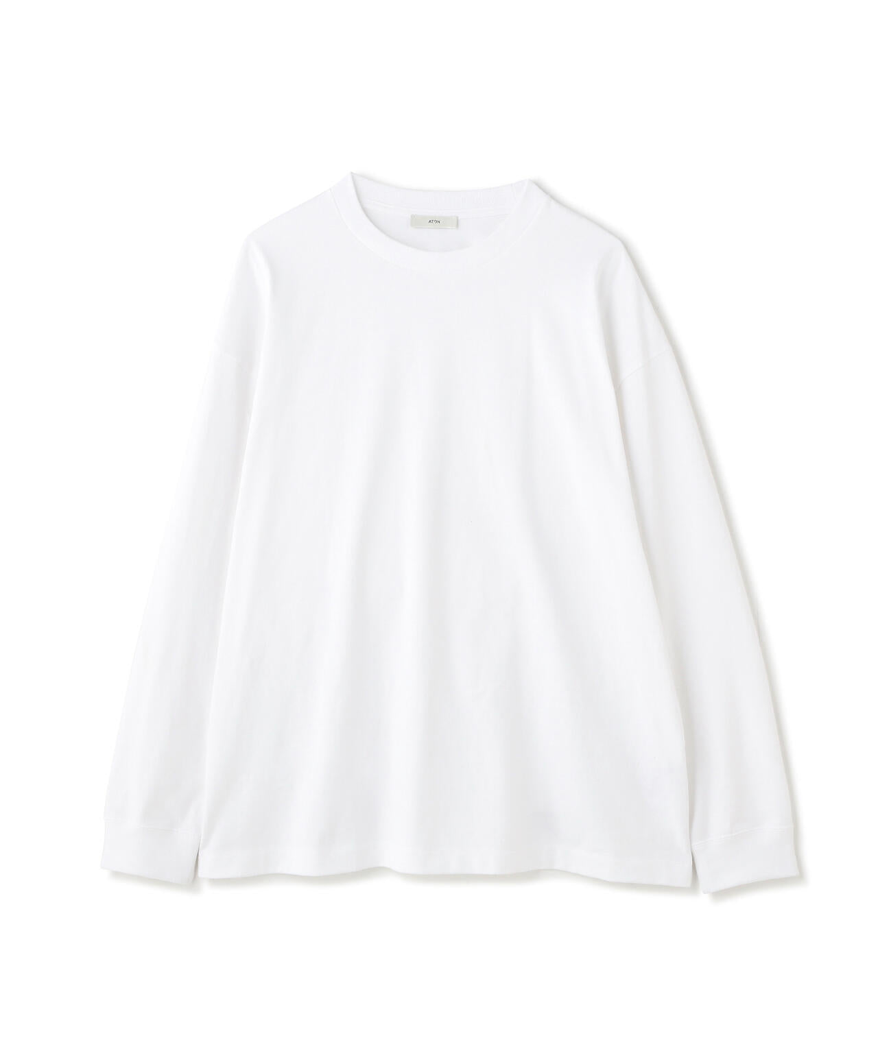 ATON(エイトン)SUPIMA AIR 12/- | OVERSIZED LONGSLEEVE T-SHIRT