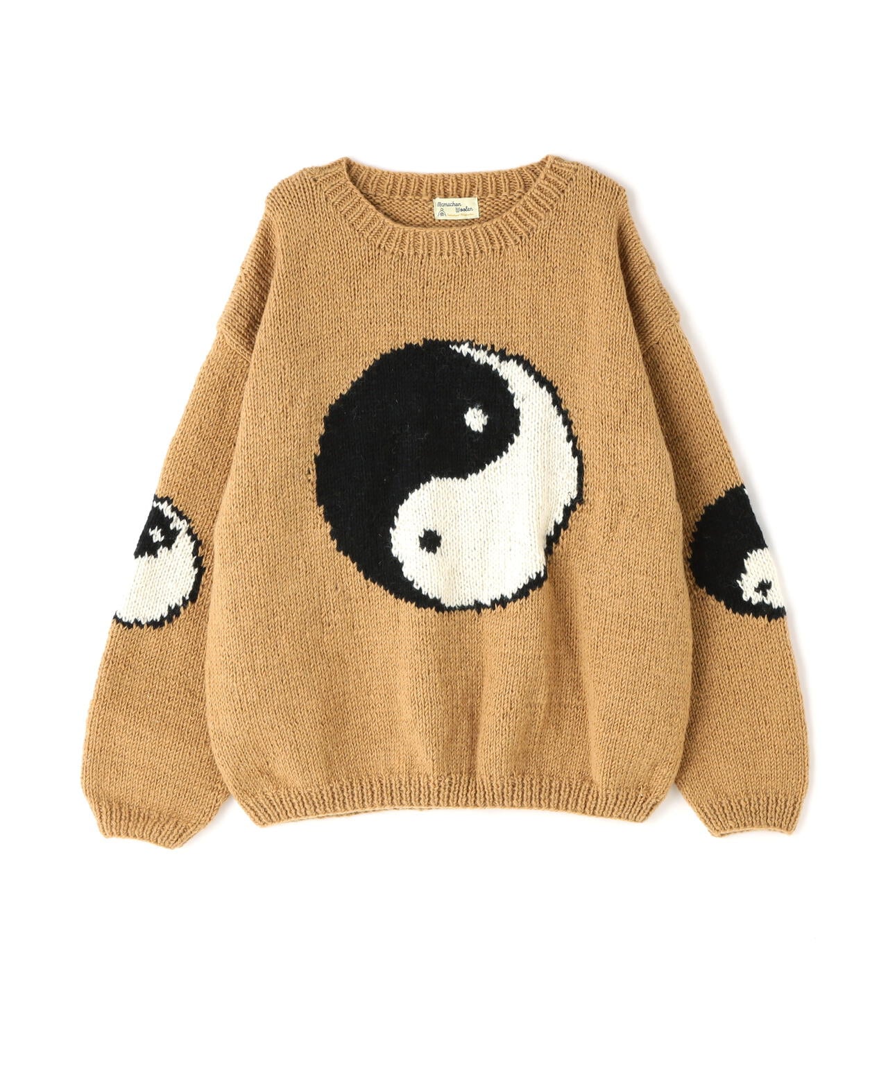 MacMahon Knitting Mills / Roll Neck Knit-Big Yin&Yang