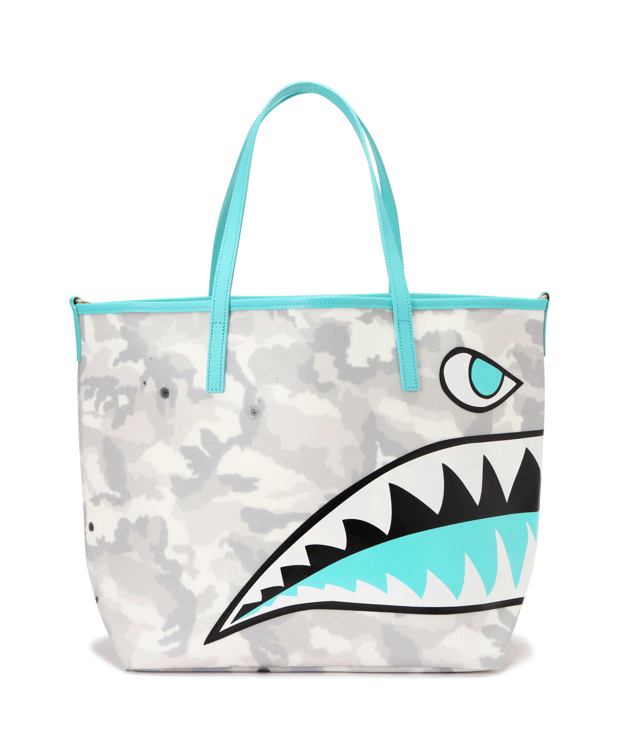 GENTIL BANDIT(ジャンティバンティ)xB'2nd別注カラートートバッグ SHARK MM-WHITE