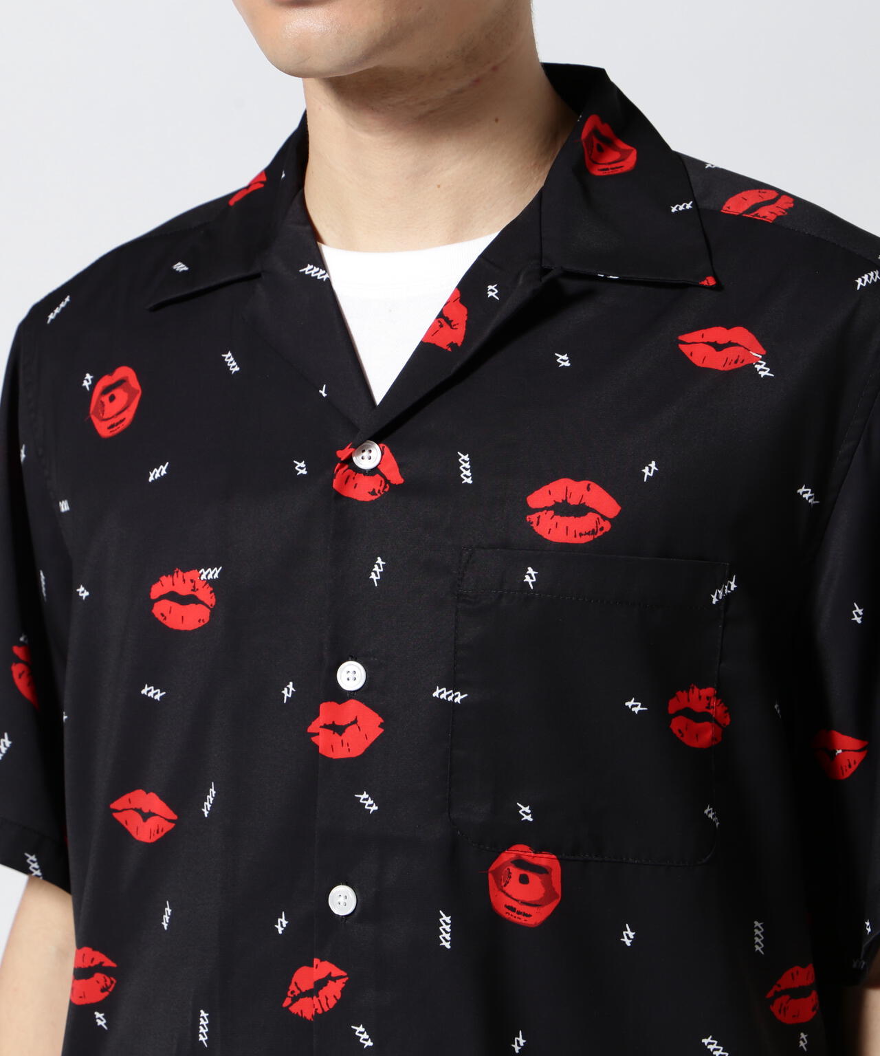 LUSOR(ルーソル)lips Aloha Shirt リップスアロハシャツ