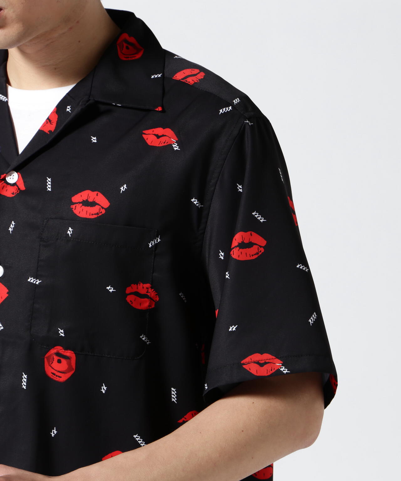 LUSOR(ルーソル)lips Aloha Shirt リップスアロハシャツ