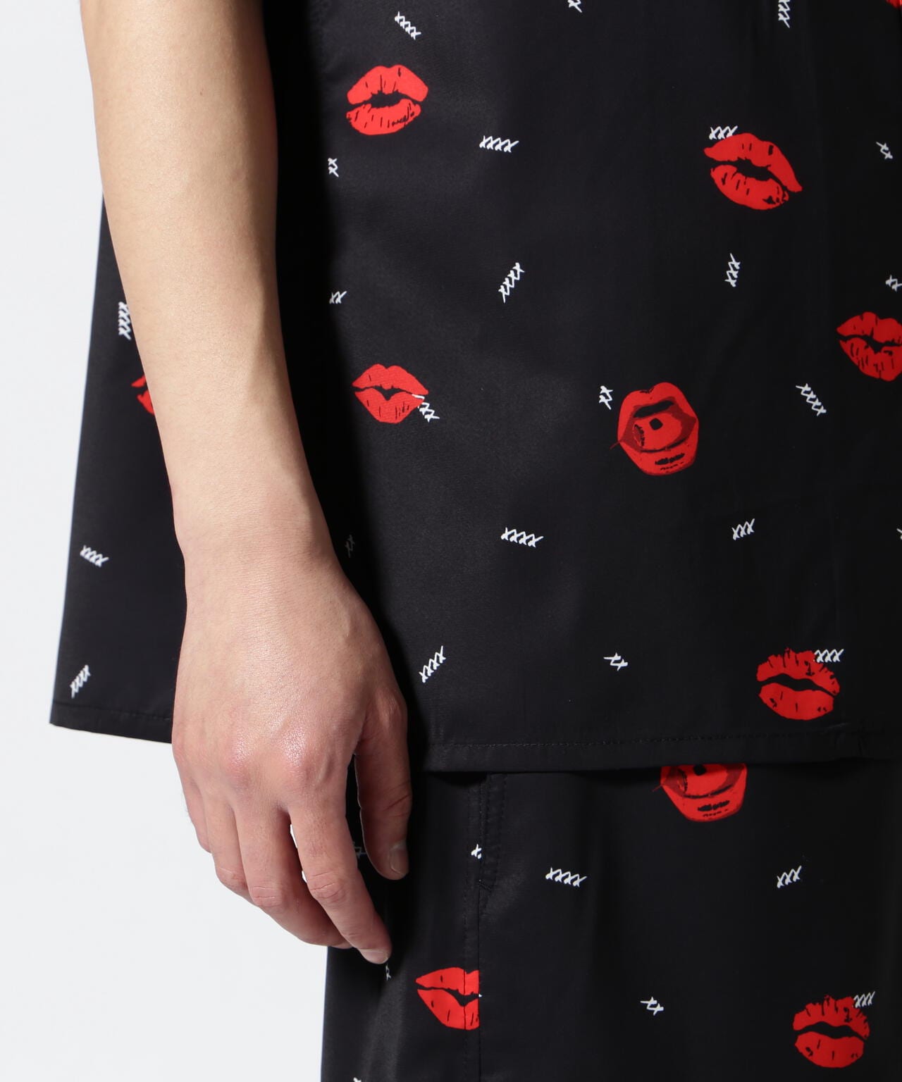 LUSOR(ルーソル)lips Aloha Shirt リップスアロハシャツ