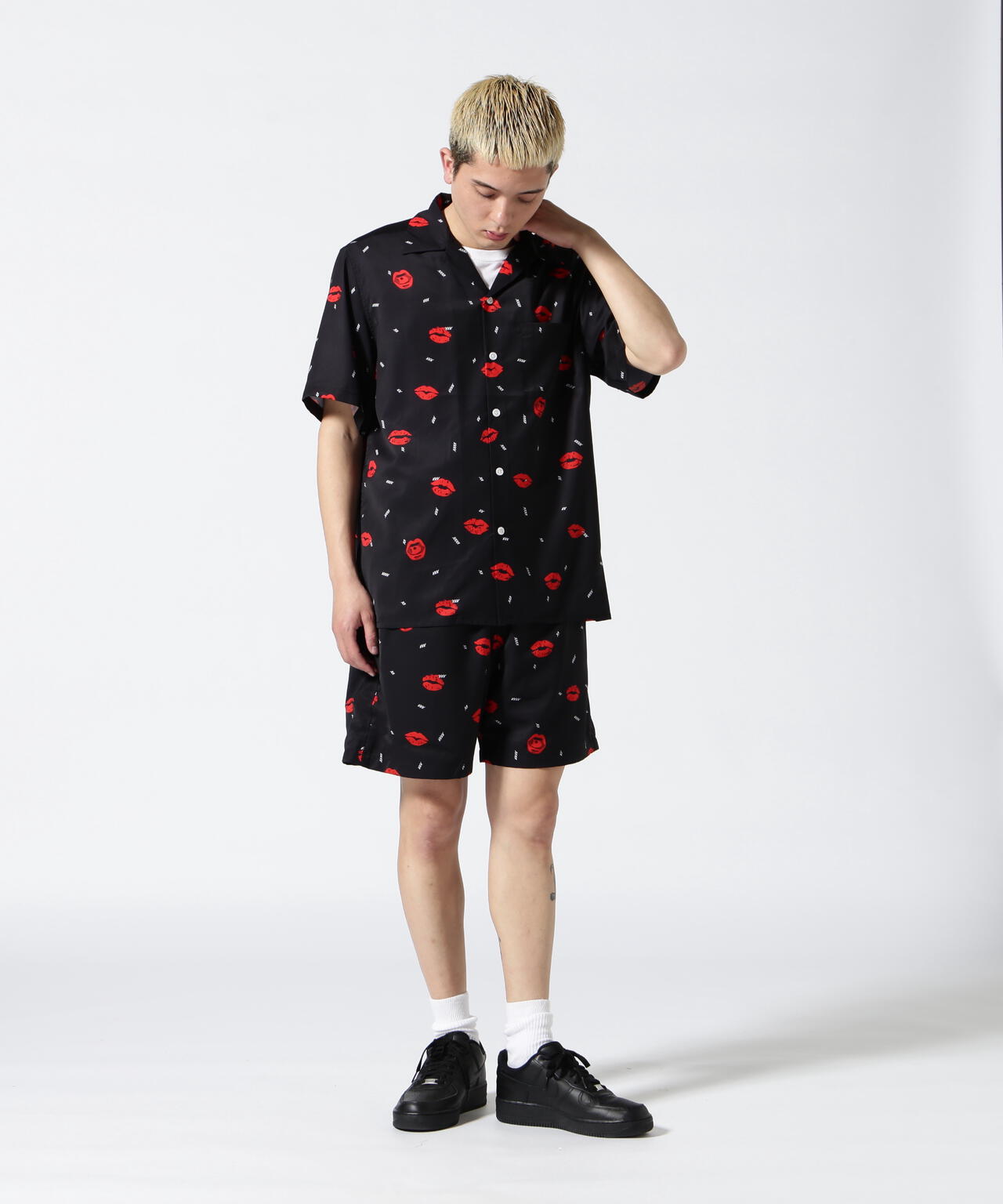 LUSOR(ルーソル)lips Aloha Shirt リップスアロハシャツ