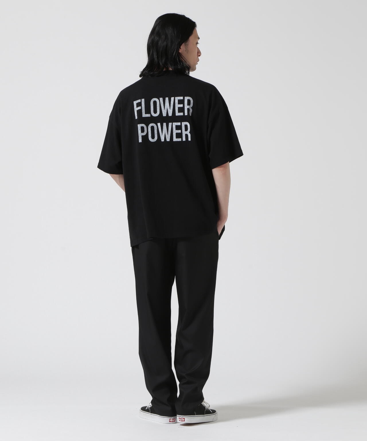 REMI RELIEF / 別注LW加工 20/-天竺BIGサイズ FLOWER POWER