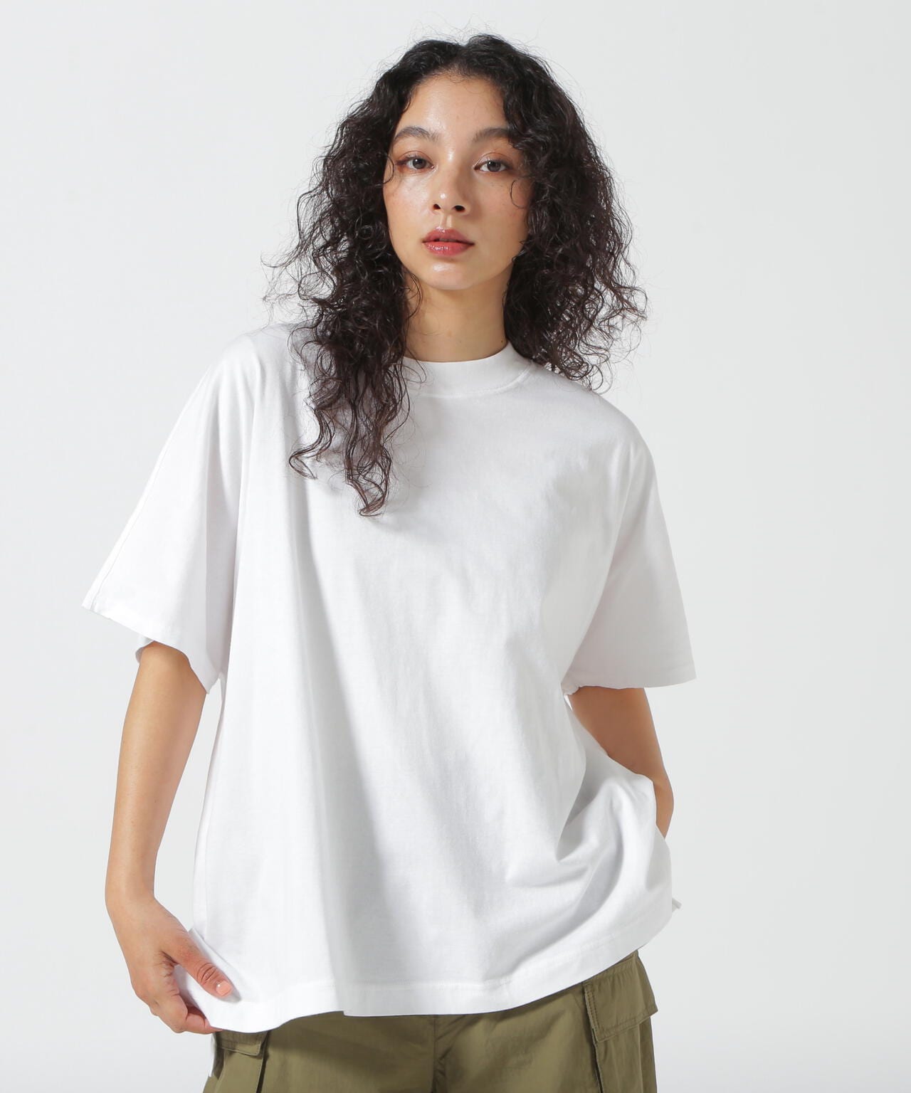 upper hights(アッパーハイツ)LOOSE DOLMAN TEE/ 242TW03