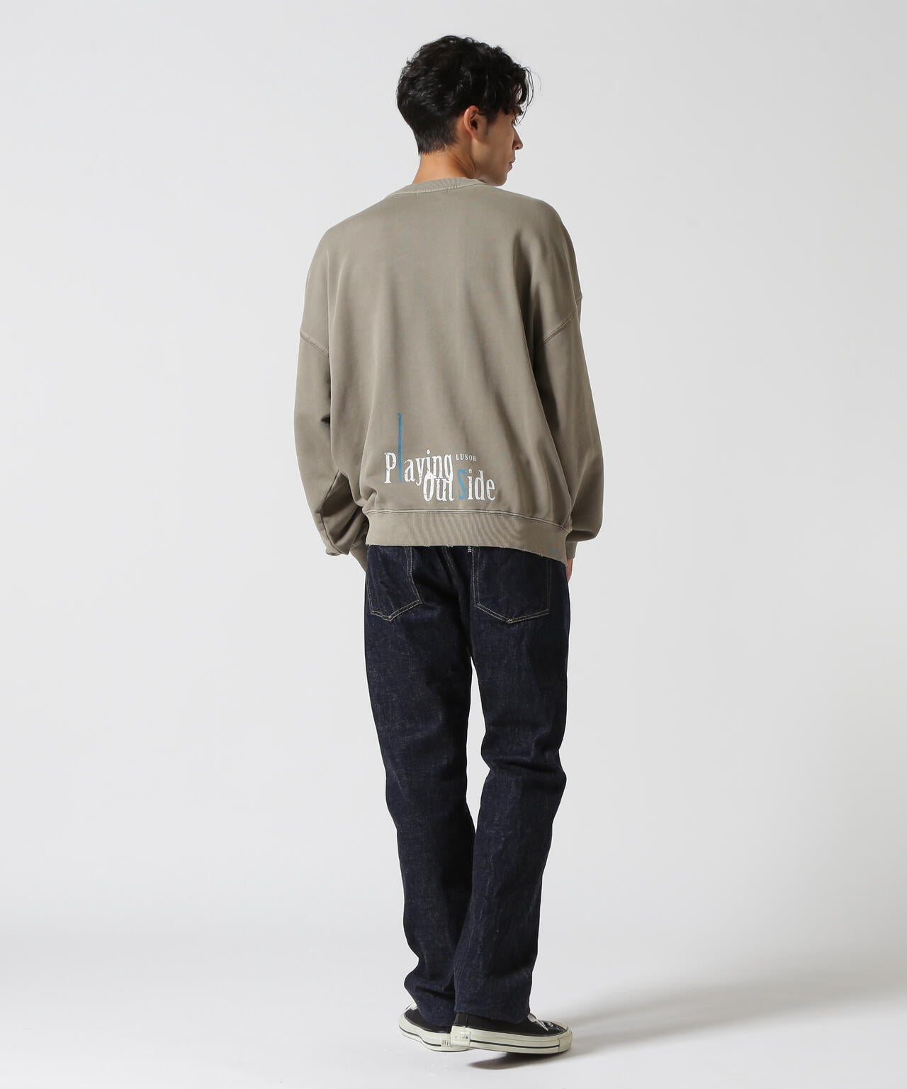 LUSOR(ルーソル)PIGMENT SWEAT OUTSIDE ピグメントスウェット アウトサイド