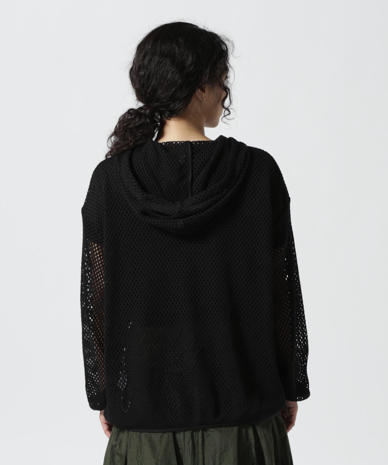 YENN (イエン)MESH LACE HOODIEプルオーバー