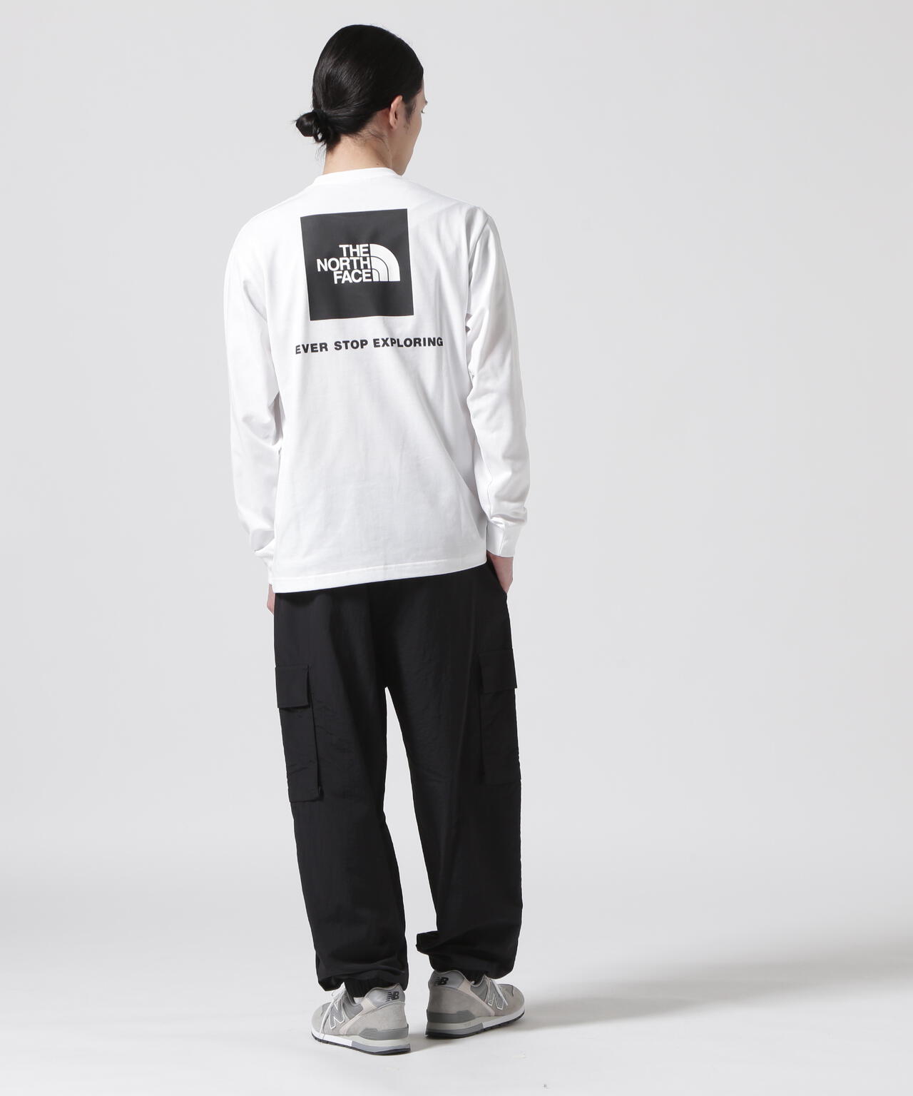 THE NORTH FACE/ザ・ノース・フェイス L/S Back Square Logo Tee