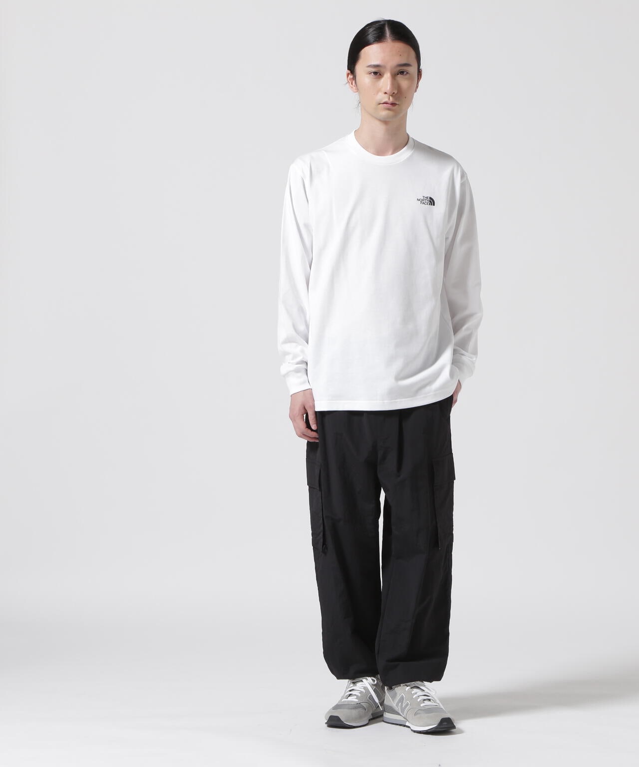 THE NORTH FACE/ザ・ノース・フェイス L/S Back Square Logo Tee