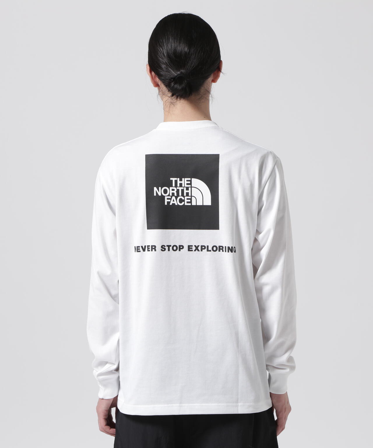 THE NORTH FACE/ザ・ノース・フェイス L/S Back Square Logo Tee