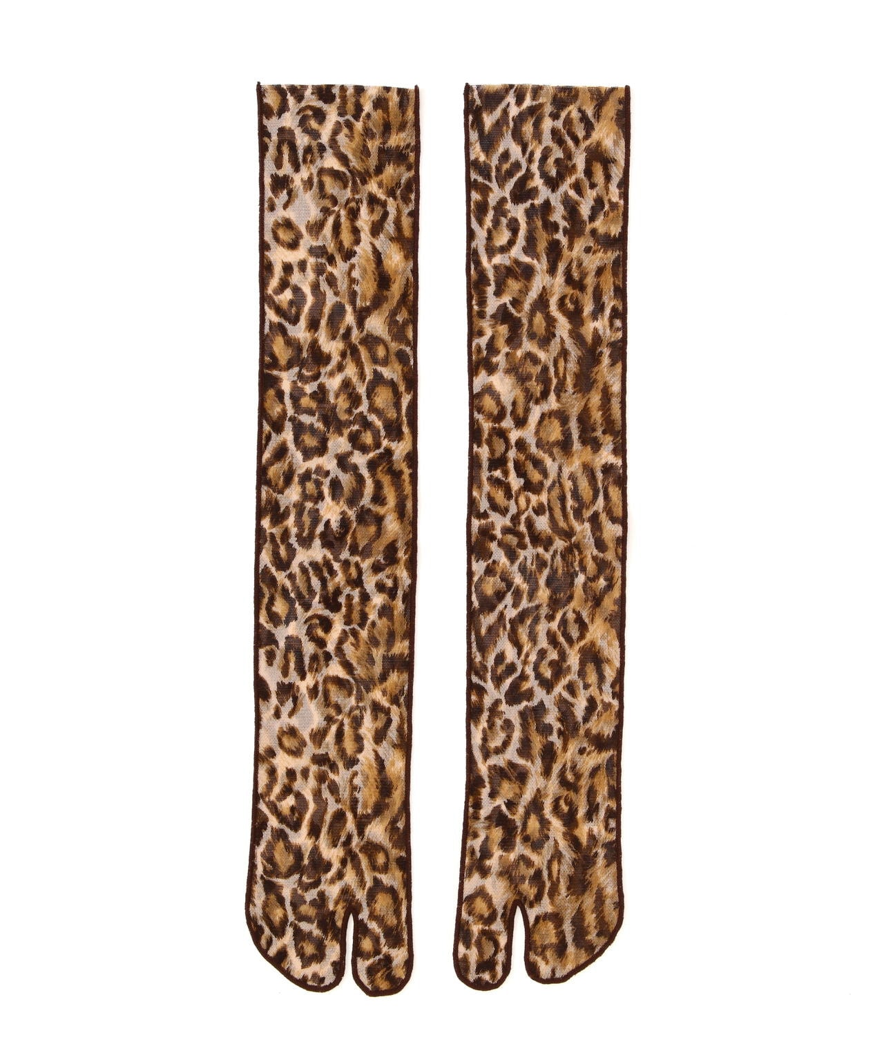 MARCOMONDE(マルコモンド)tulle tabi socks (Leopard)
