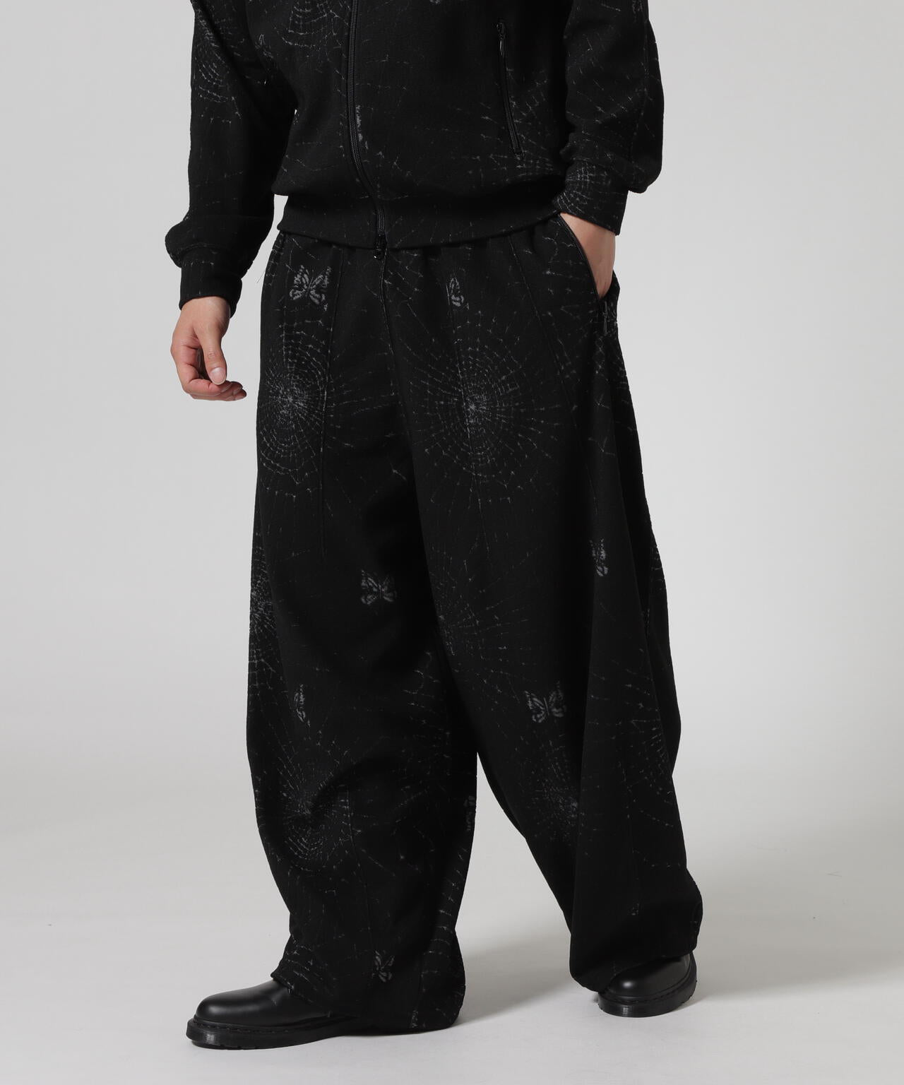 NEEDLES / H.D. Track Pant - Pile Jacquard / Spider Web