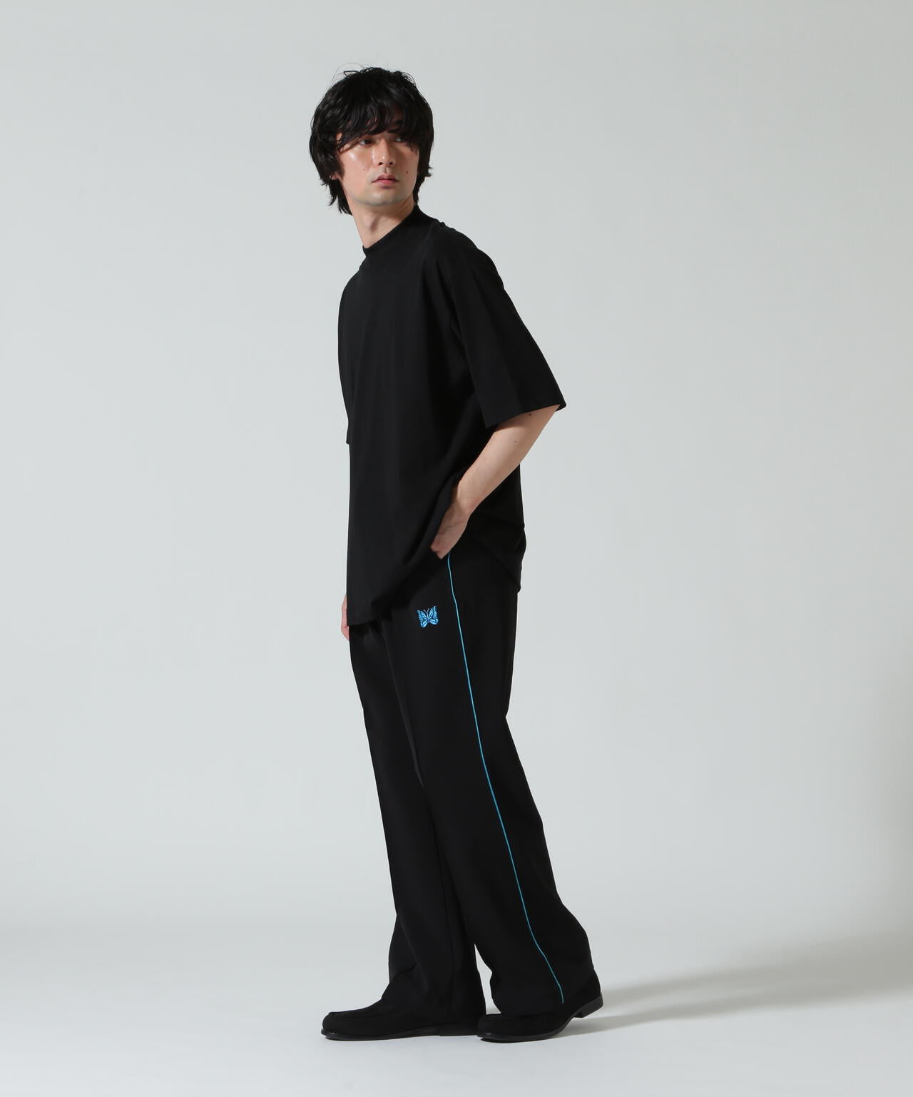 ATON (エイトン)DRY COTTON JERSEY | MOCKNECK T-SHIRT