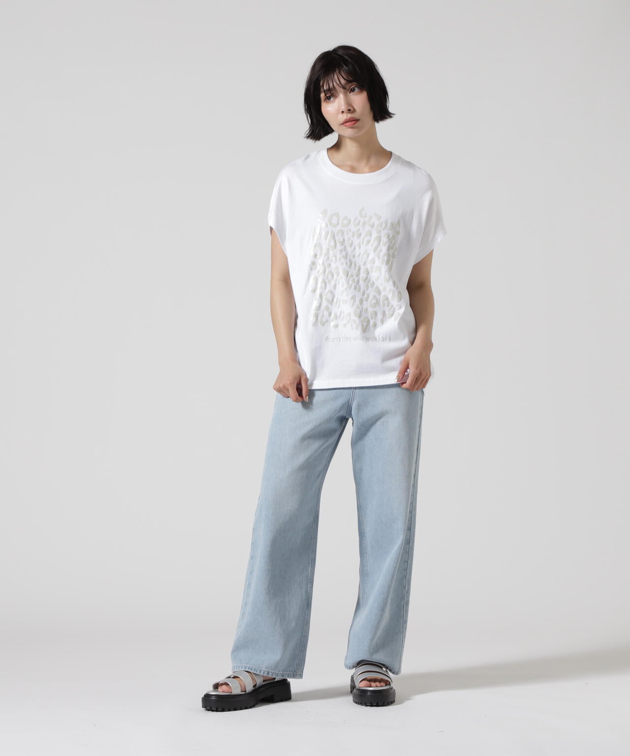Munich(ミューニック)B'2nd別注レオパードプリントTシャツ
