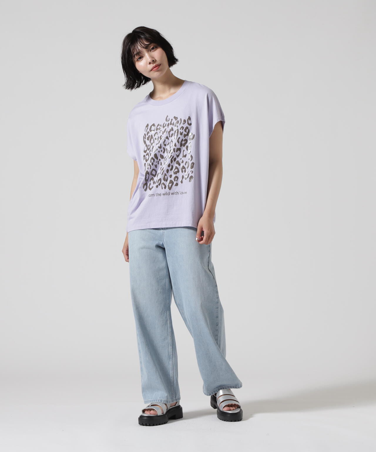 Munich(ミューニック)B'2nd別注レオパードプリントTシャツ