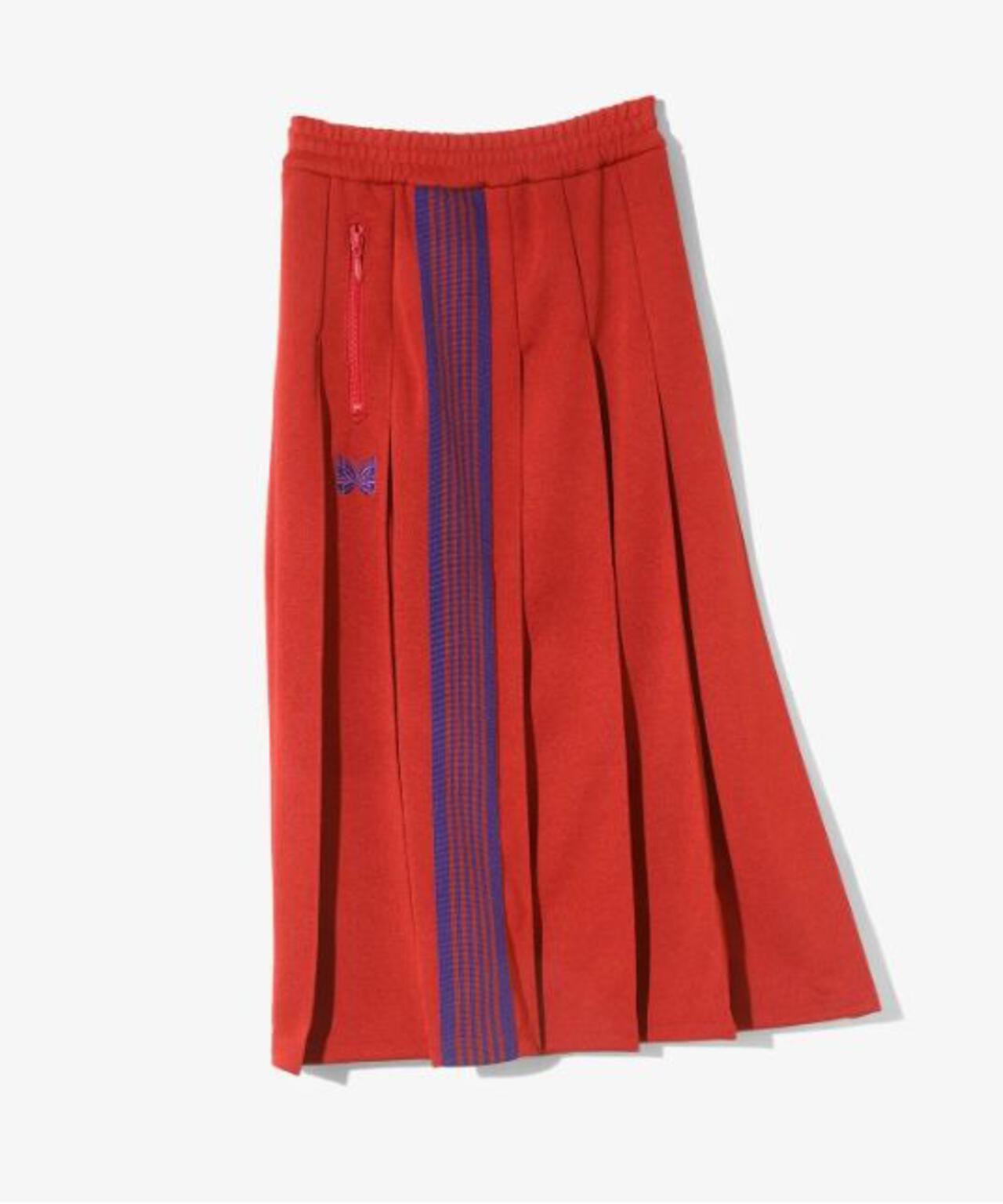NEEDLES / ニードルズ / Pleated Track Skirt - Poly Smooth RW322