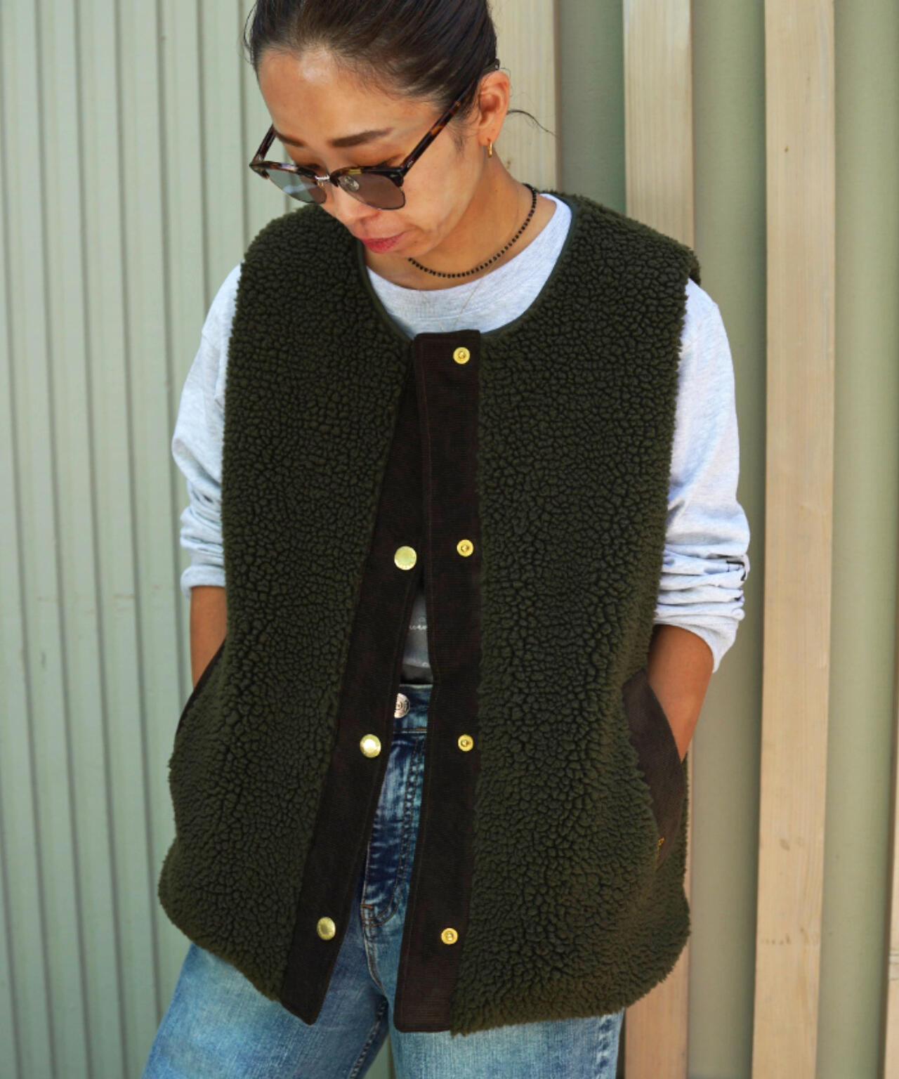 BARBOUR (バブアー) Dulsie ボア ライナー ベスト/252LLI0016