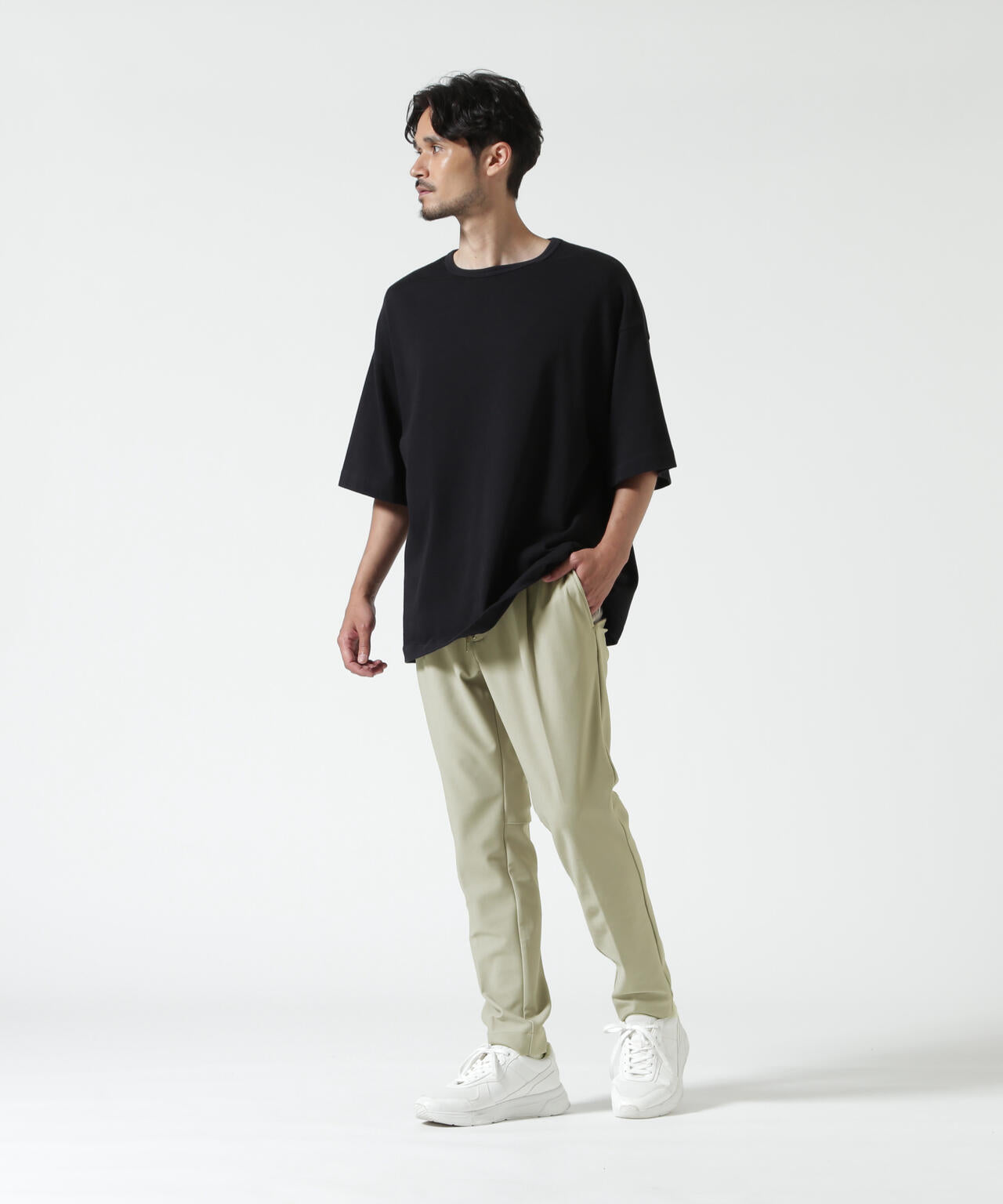 PIUORO(ピウオロ) HI TENSION KNIT TUCK PT