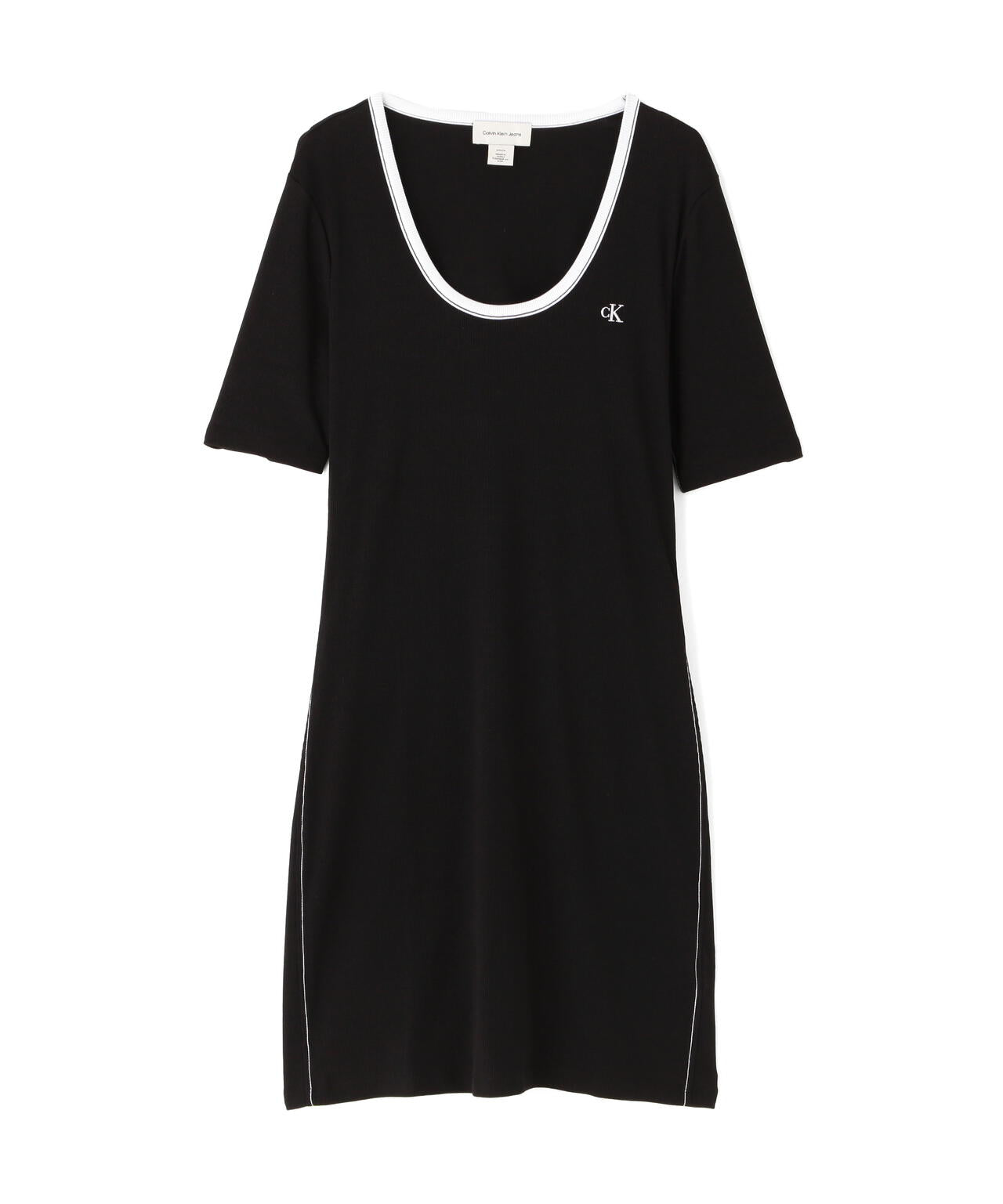 Calvin Klein (カルバンクライン)BABY RIB CUTOUT MNI DRESS/ LV047F224G