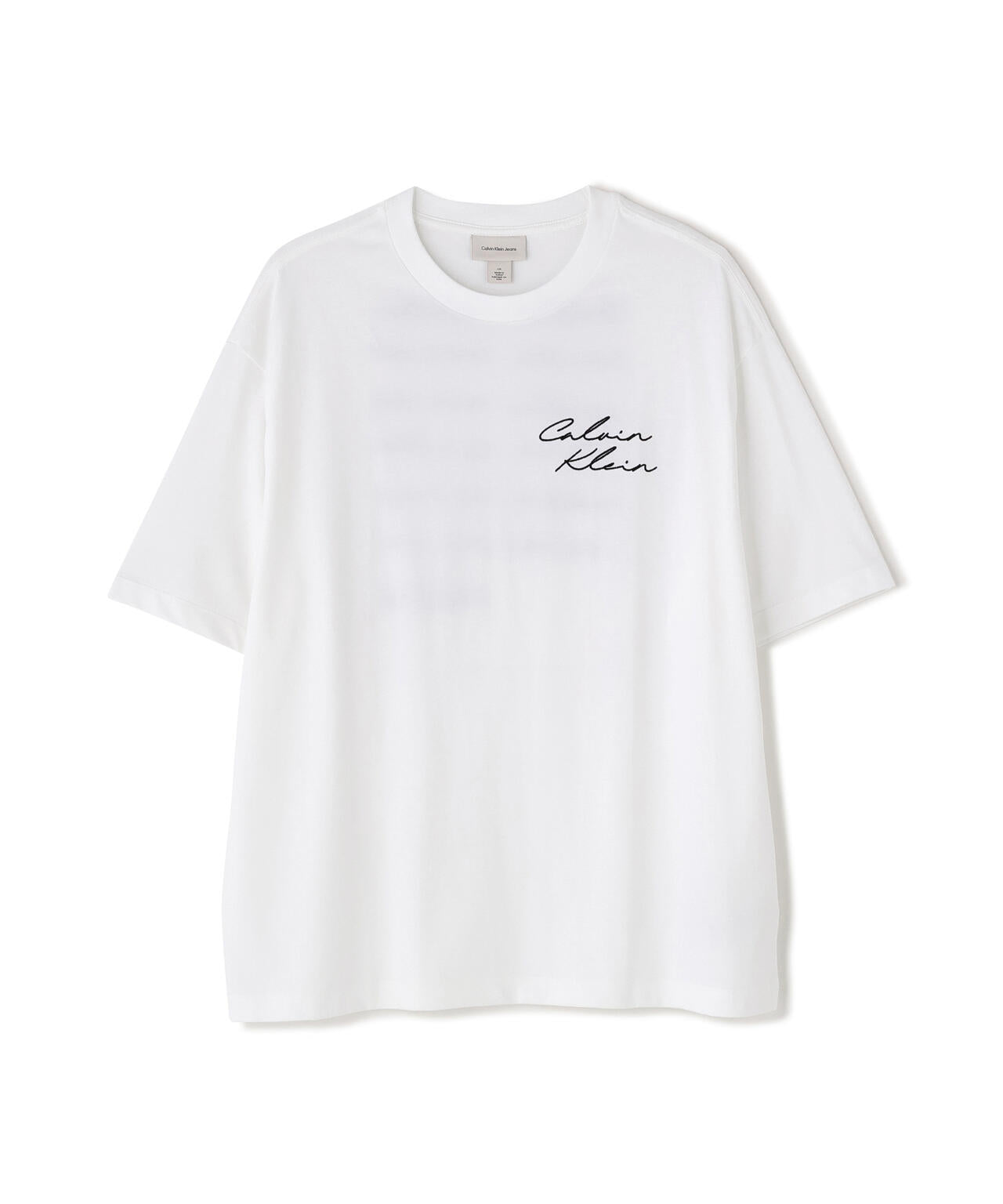 Calvin Klein (カルバンクライン)エンブロイダリーロゴフォント グラフィックTシャツ