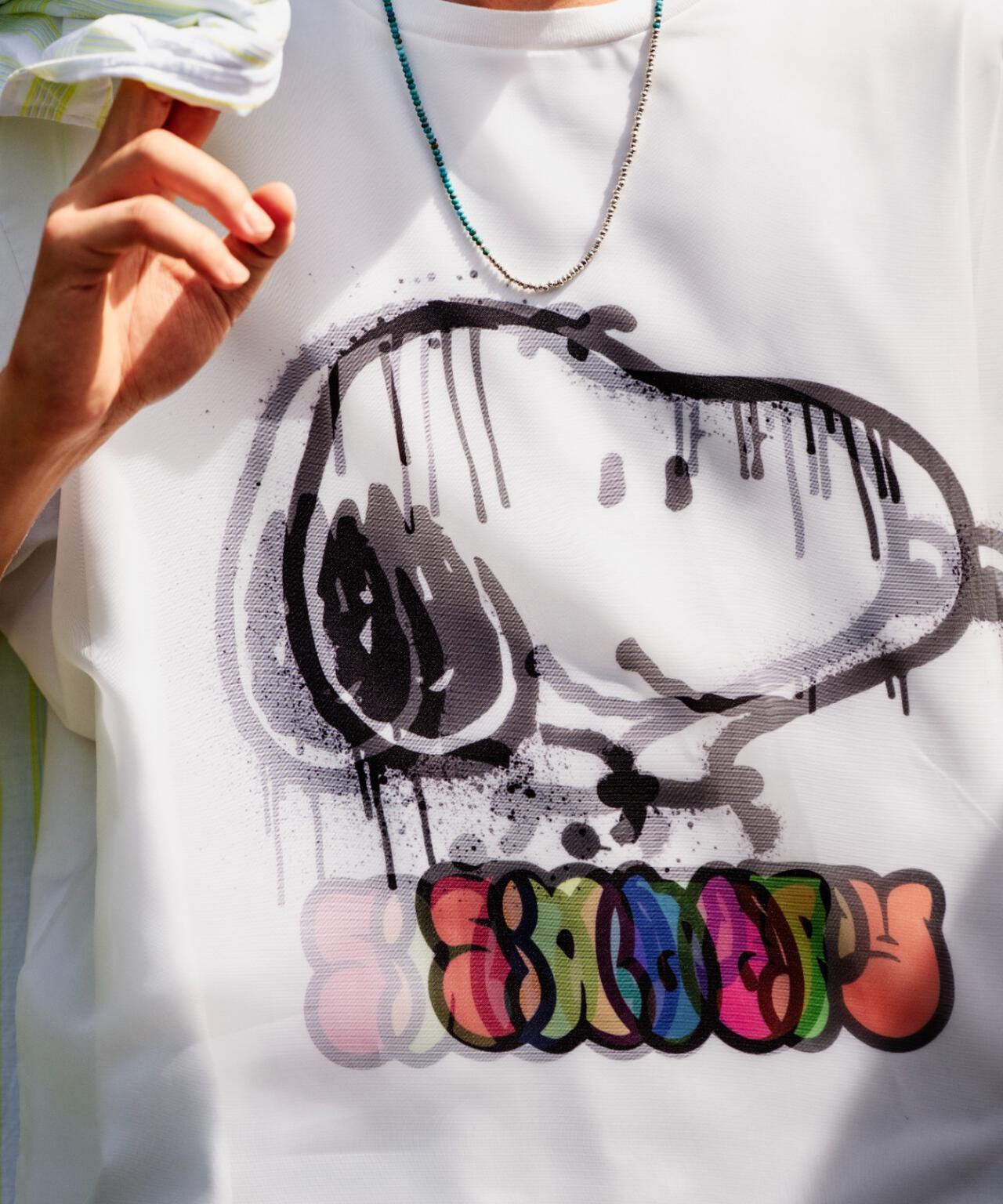 TRIPPY ART / SNOOPY DRIP TEE
