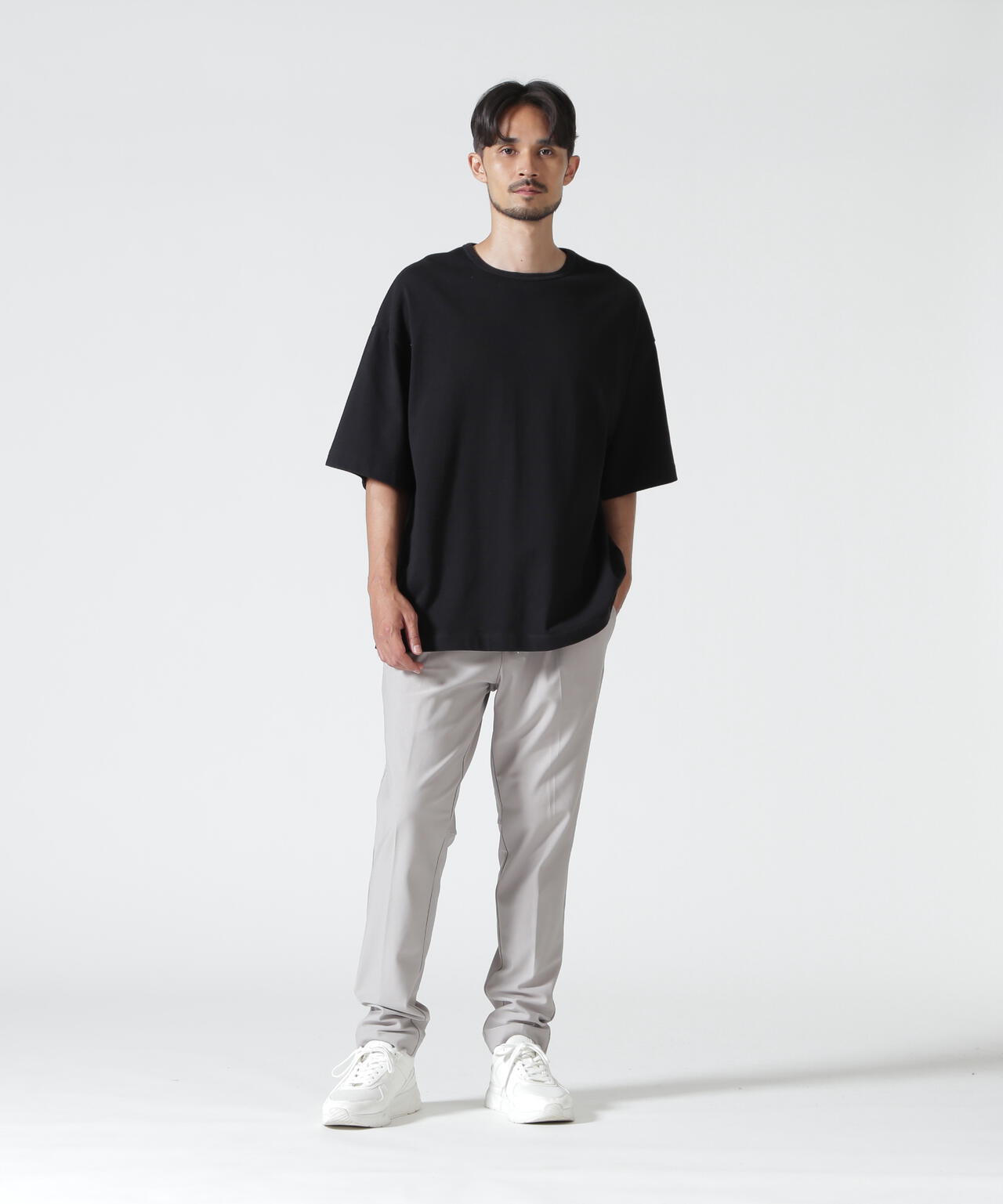 PIUORO(ピウオロ) HI TENSION KNIT JOGGER PANTS