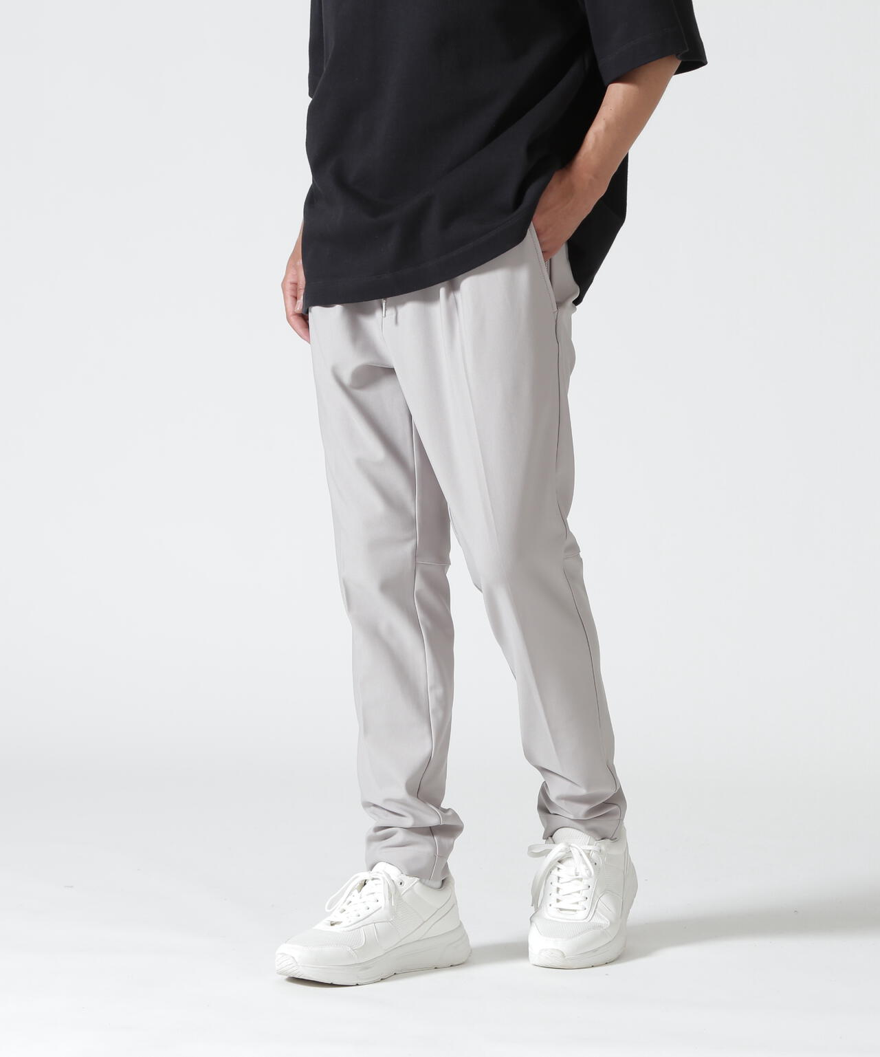 PIUORO(ピウオロ) HI TENSION KNIT JOGGER PANTS