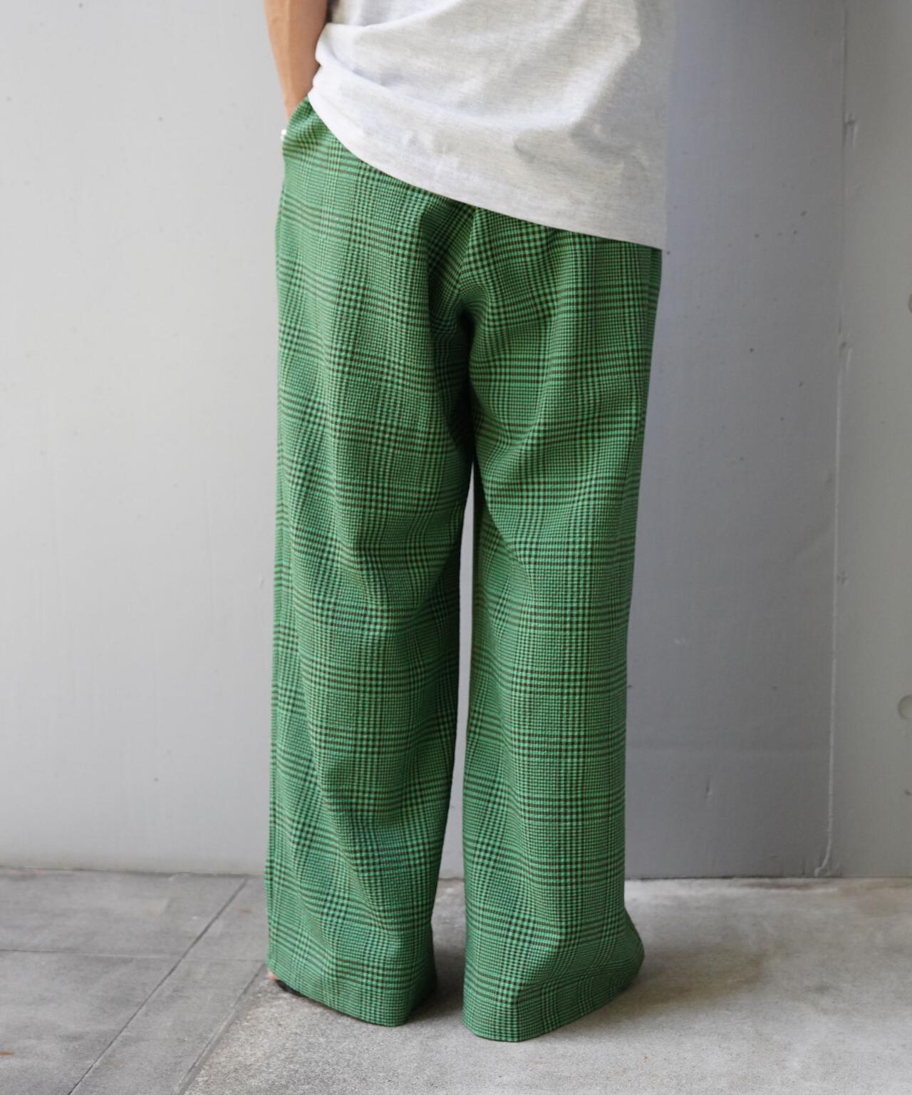YENN(イエン)PLAID TUCK EASY PT