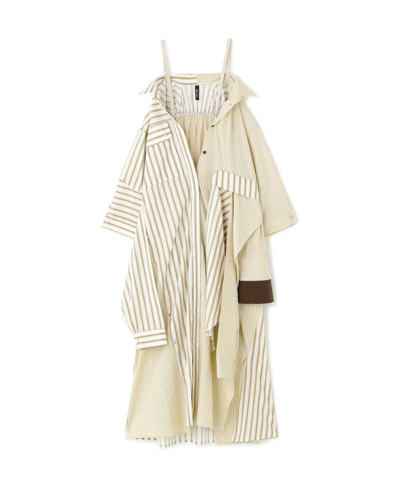 AULA AILA(アウラ アイラ)別注2WAY ストライプシャツドレス