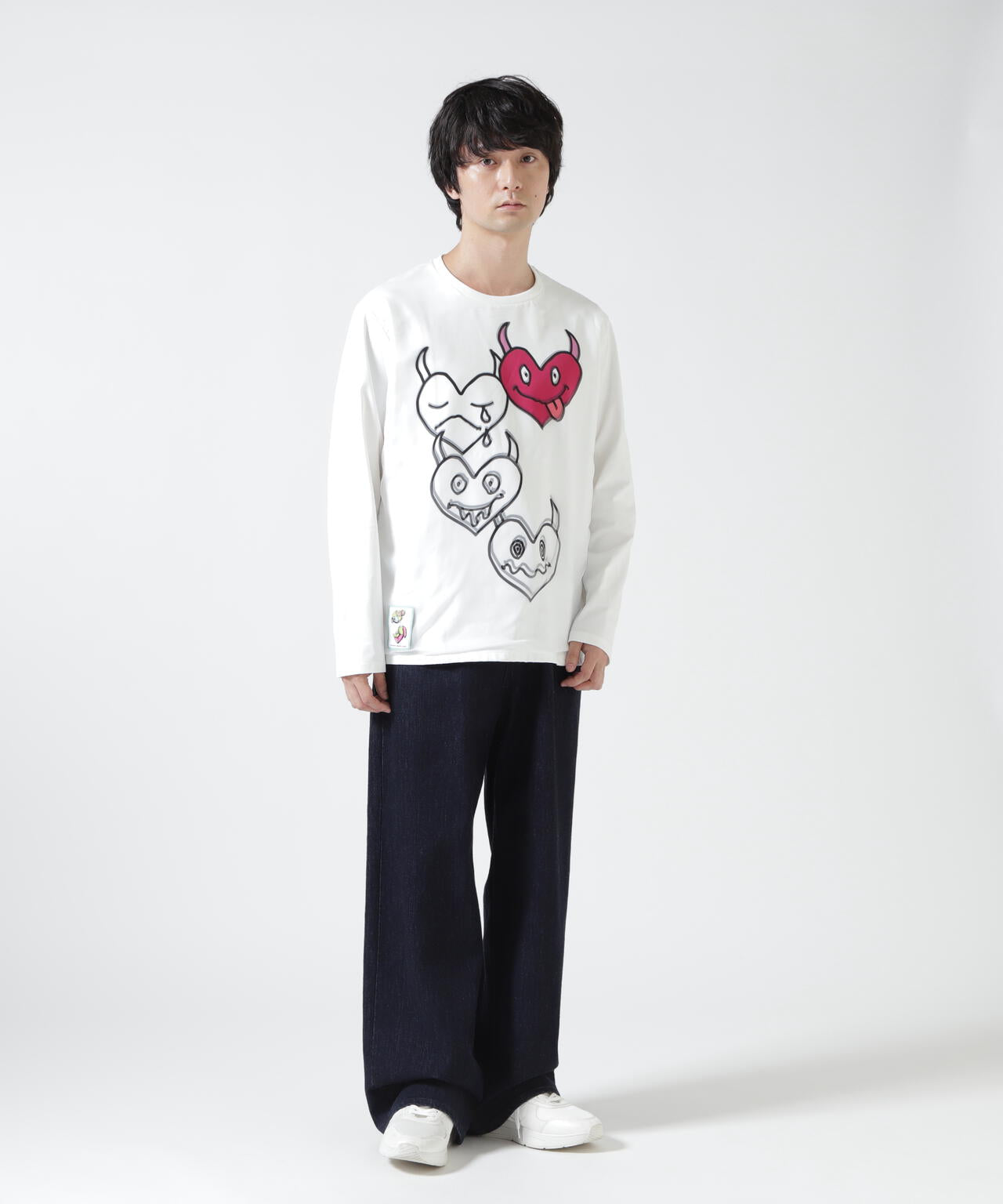 TRIPPY ART(トリッピーアート)ONI HERTS 3D L/S TEE
