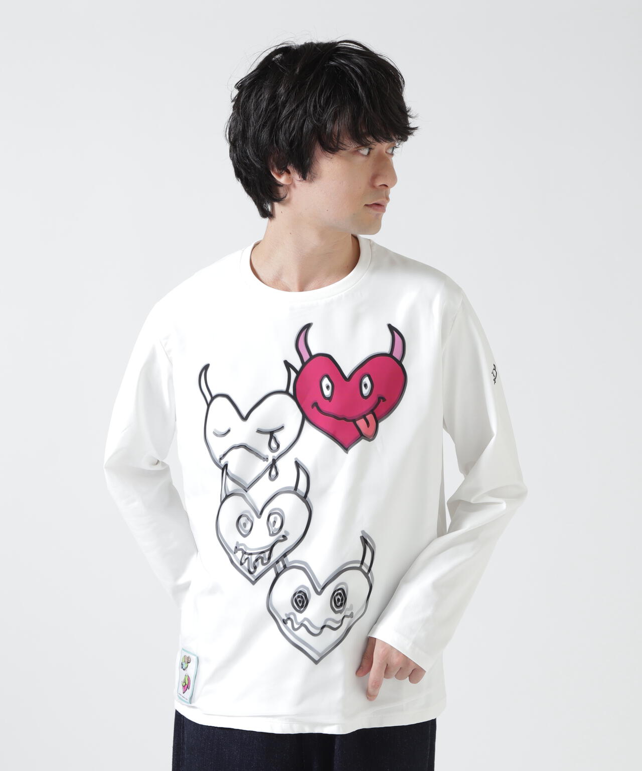 TRIPPY ART(トリッピーアート)ONI HERTS 3D L/S TEE