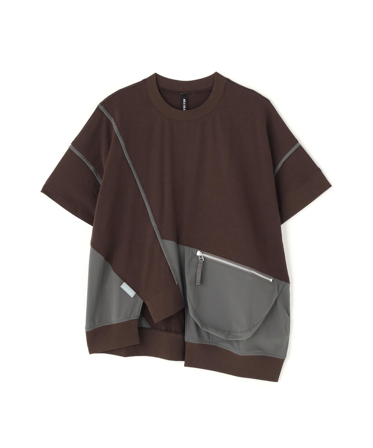 AULA AILA(アウラ アイラ)別注ポケットコンビネーションTシャツ