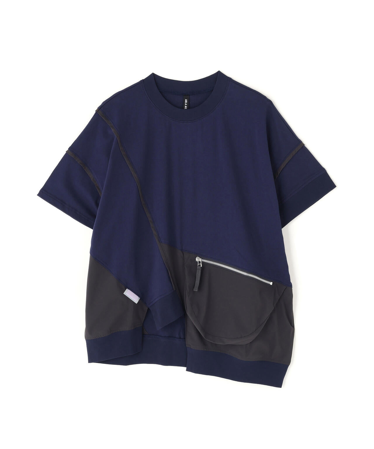 AULA AILA(アウラ アイラ)別注ポケットコンビネーションTシャツ