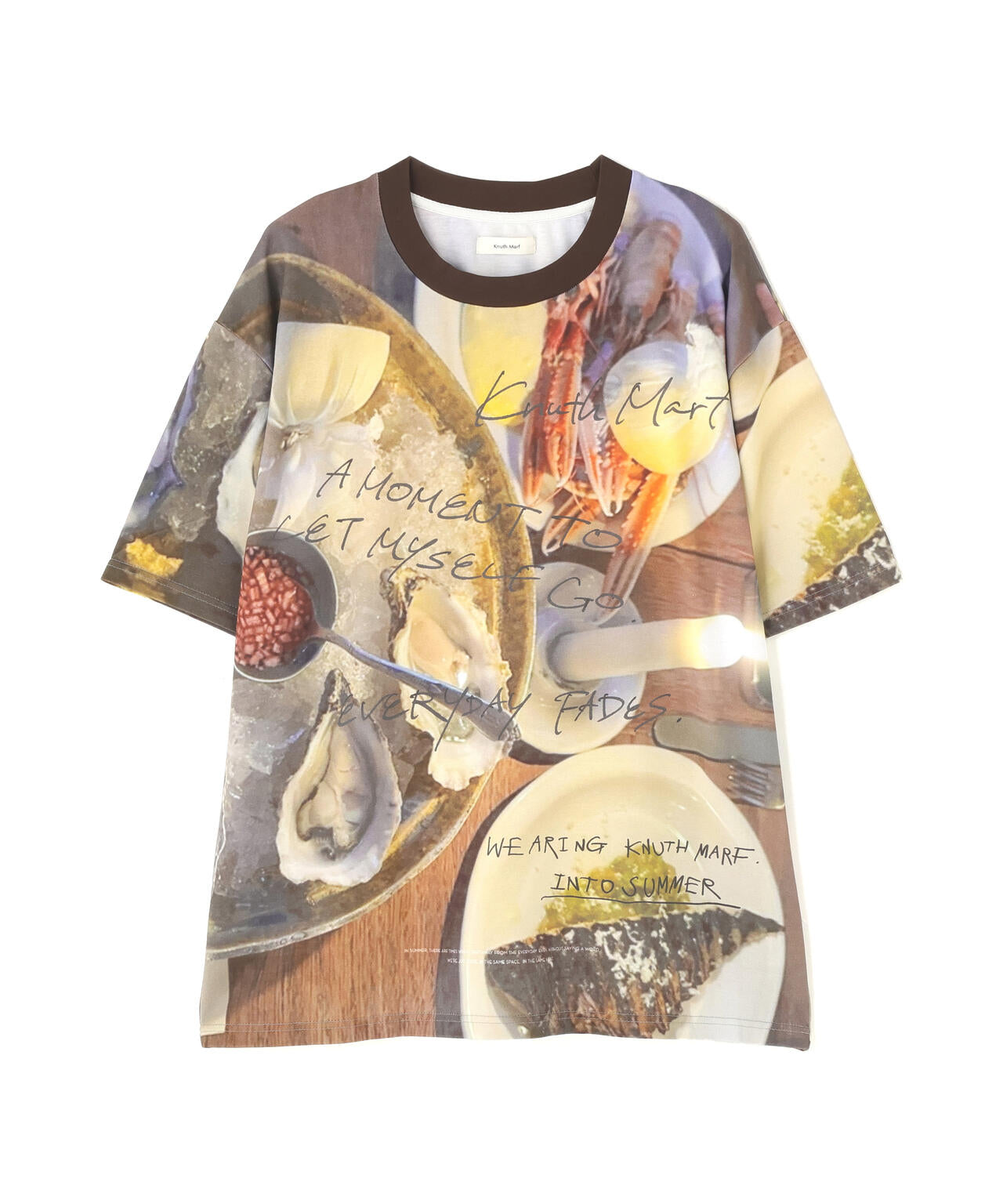 Knuth Marf(クヌースマーフ)oyster graphic tee(unisex)