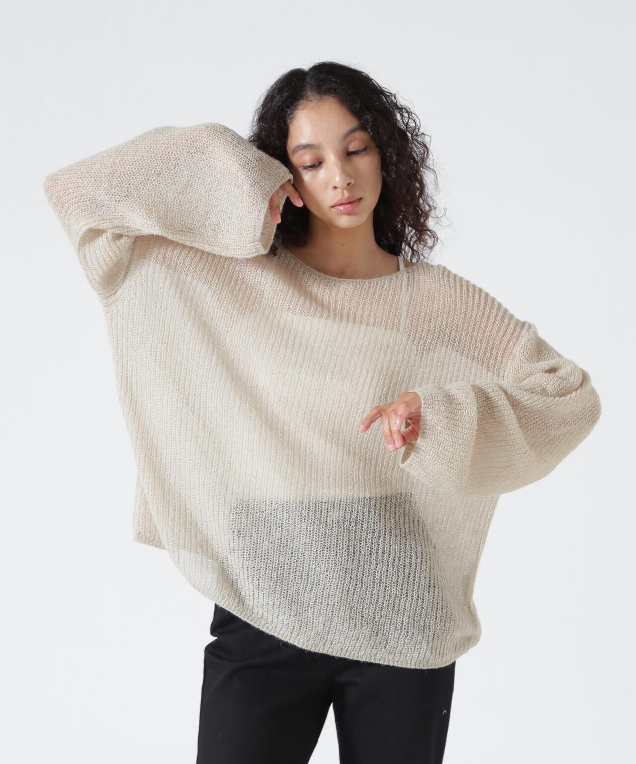 YENN(イエン)SHEER MOHAIR KNIT PO /Y263-91101