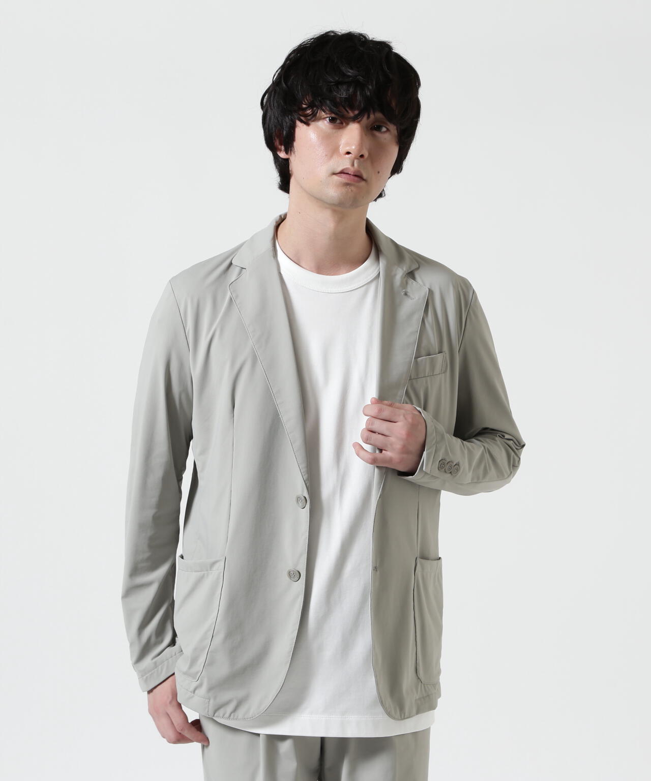 PIUORO(ピウオロ) NYLON TRICOT JACKET / ナイロントリコット ジャケット