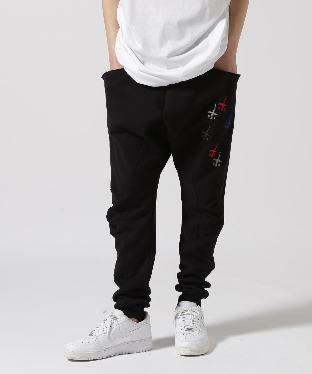 CTLS/シーティーエルエス/別注USUAL PANTS 刺繍クロス