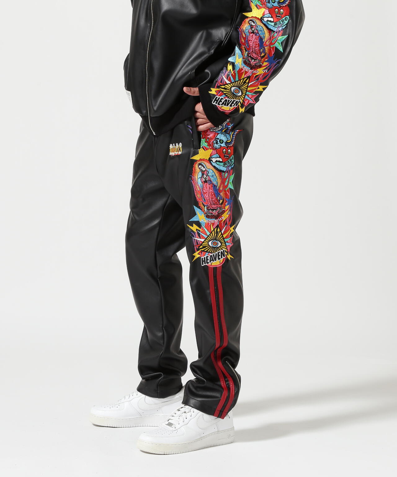 MAYO/メイヨー/別注PU TRACK PANTS